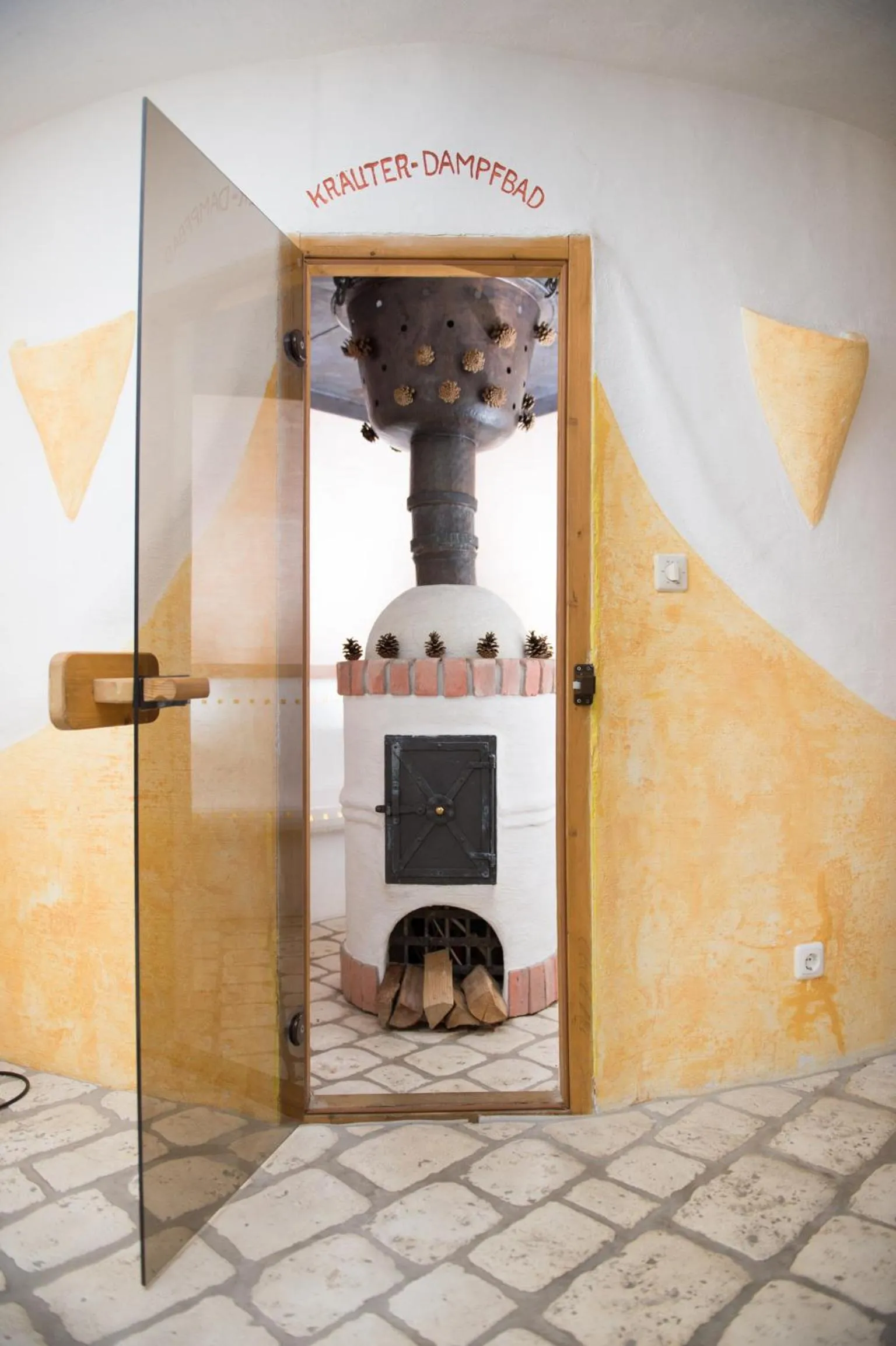 Steam room in Pension Irlingerhof