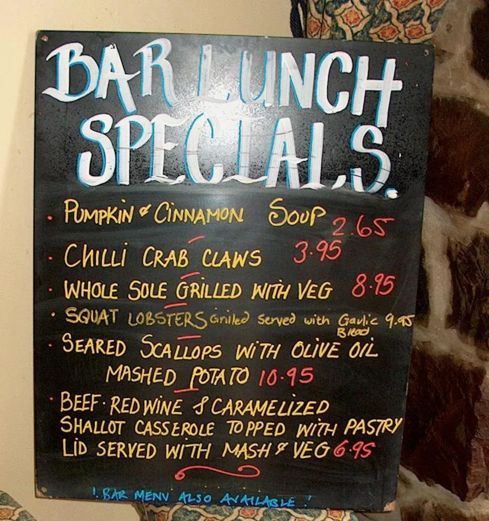 Decorative detail in The Old Inn