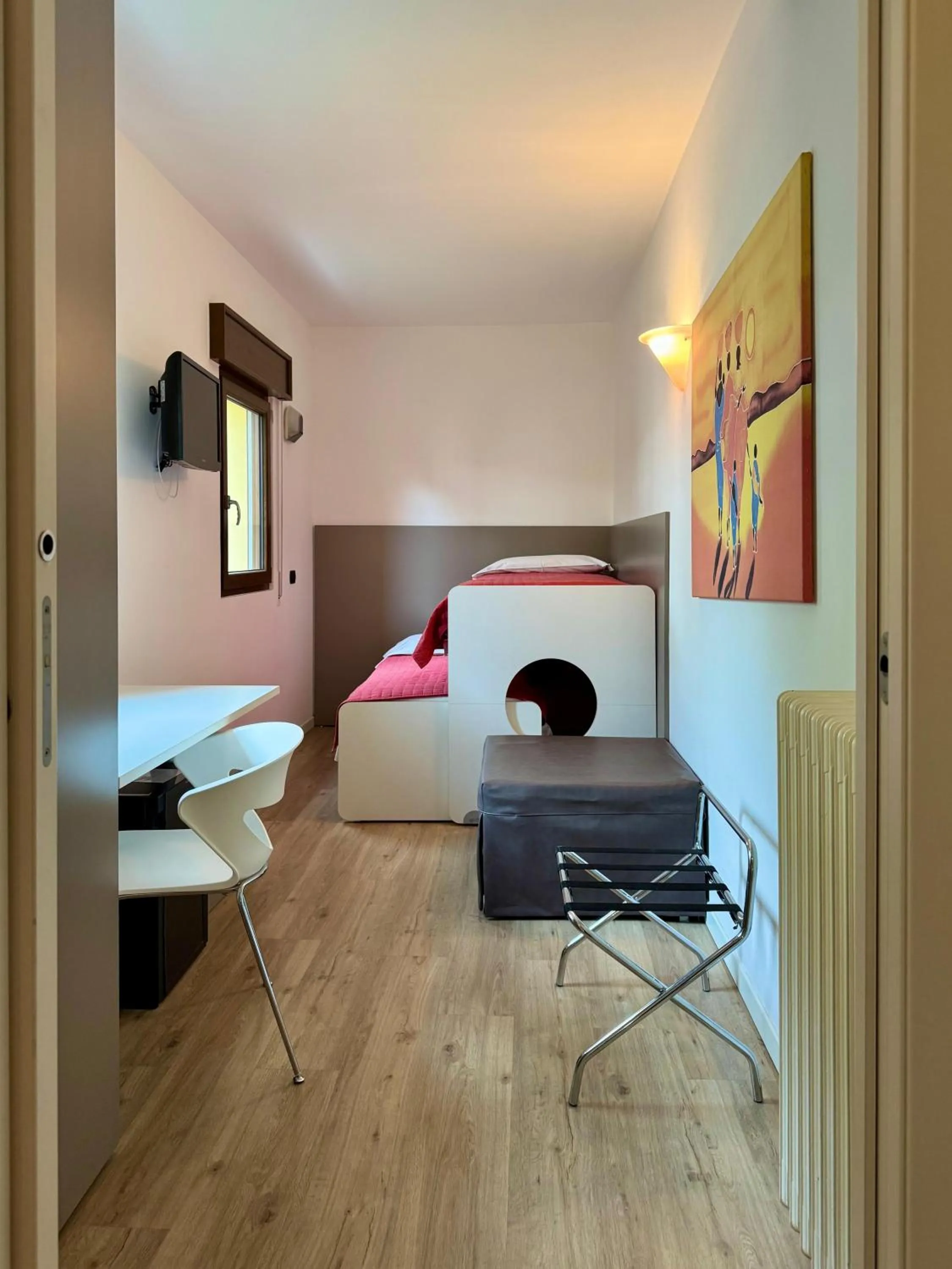 Bedroom, Bed in Hotel Catullo