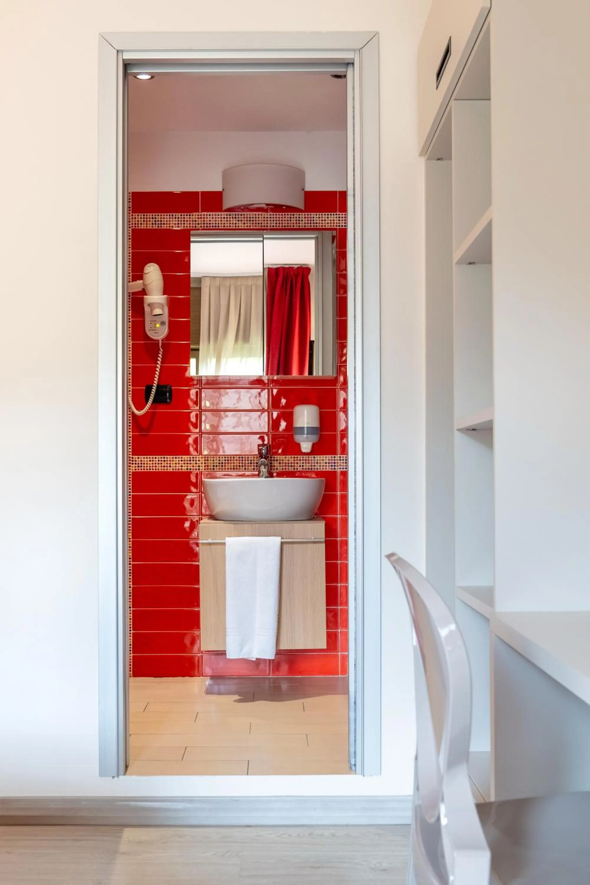 Bathroom in Hotel Catullo