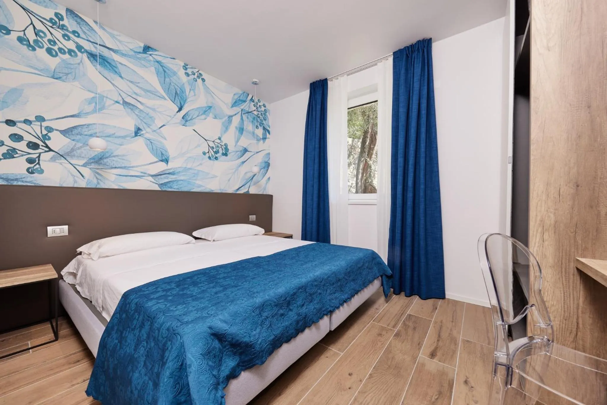 Bed in Hotel Catullo