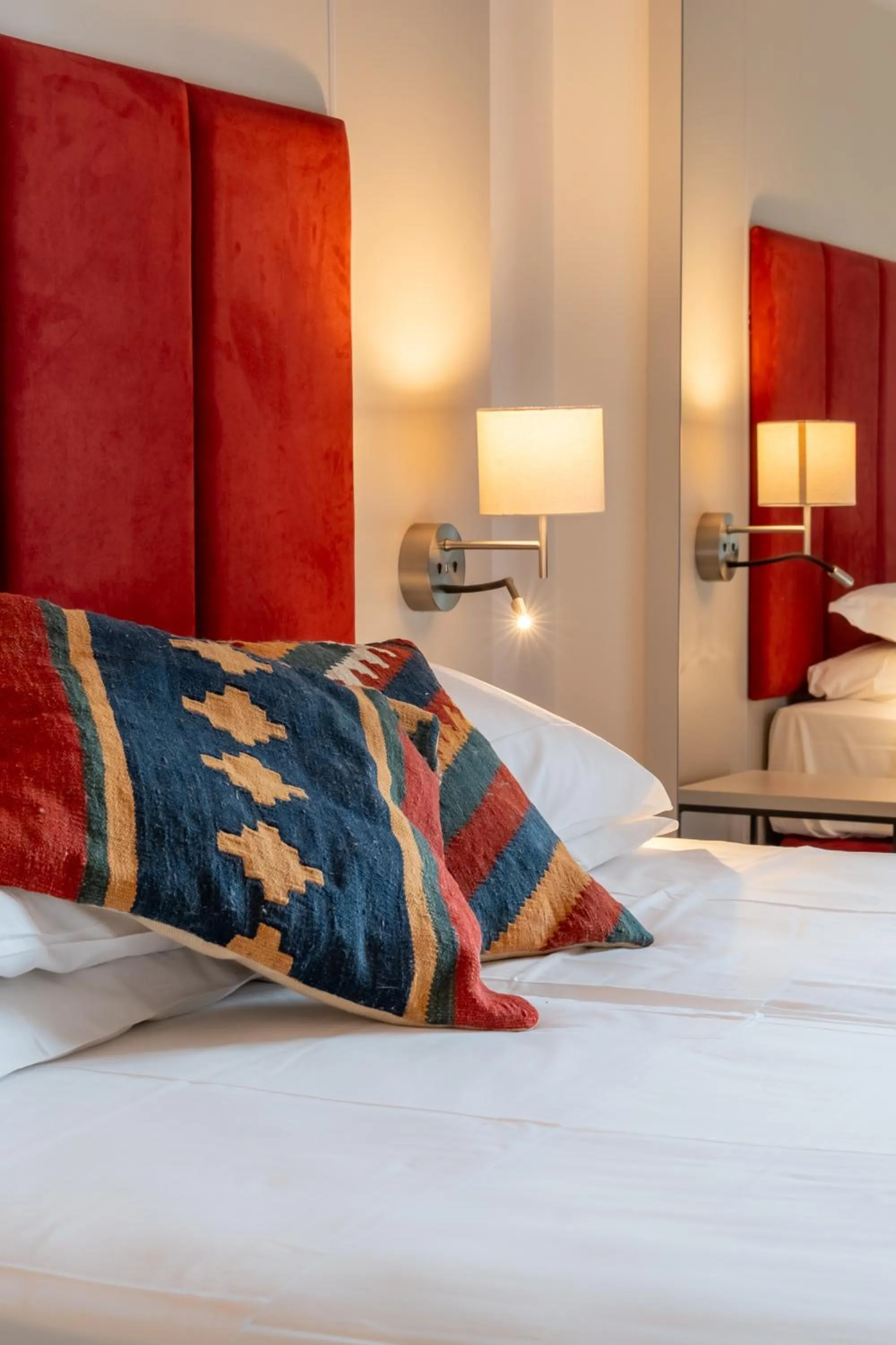 Bed in Hotel Catullo