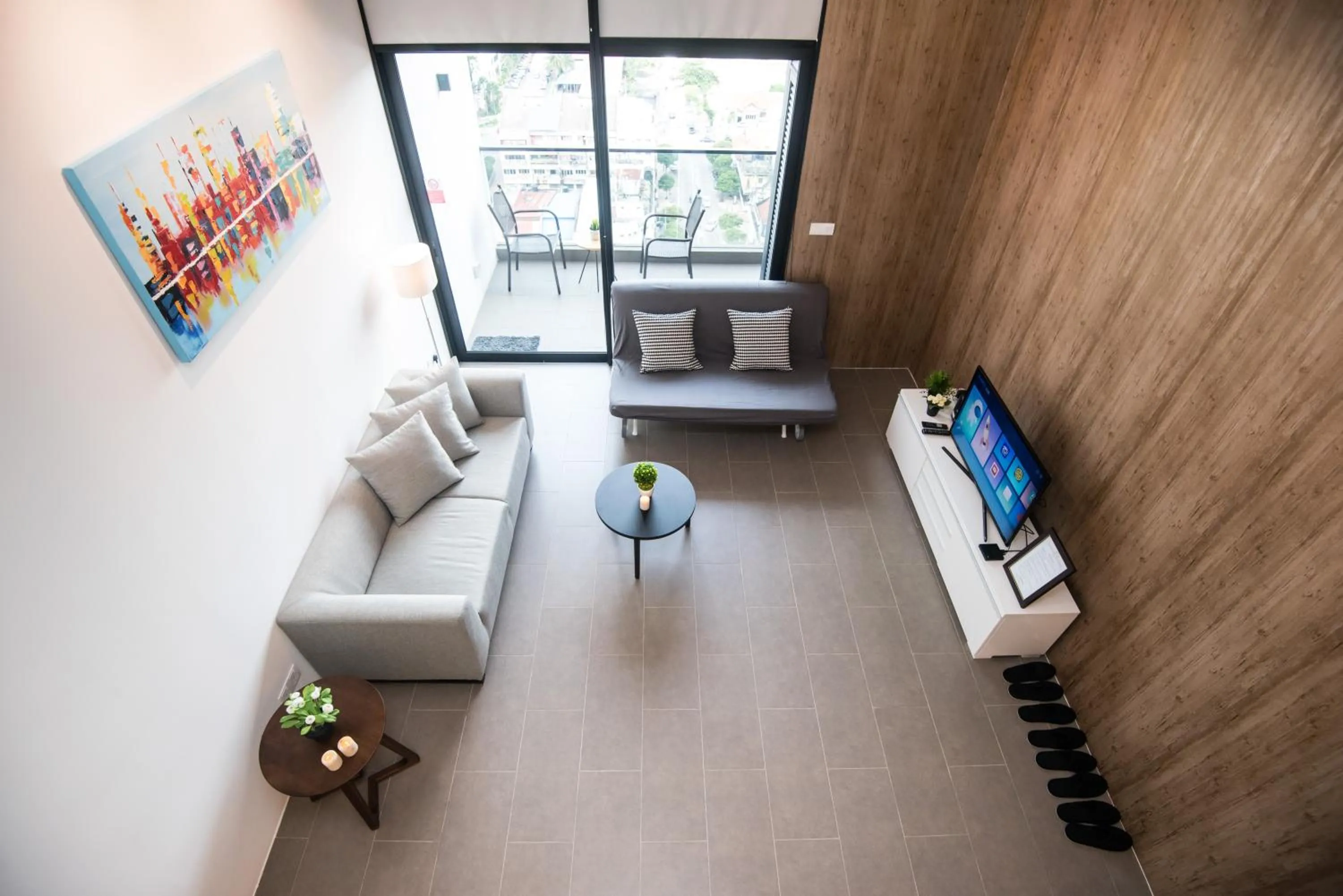 Living room in KL Sentral Bangsar Suites (EST) by Luxury Suites Asia