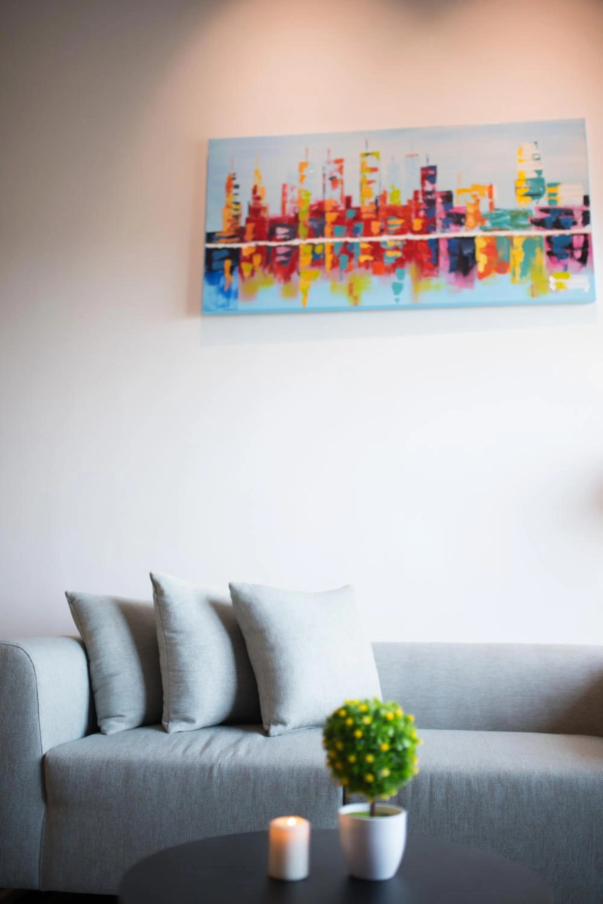 Living room in KL Sentral Bangsar Suites (EST) by Luxury Suites Asia