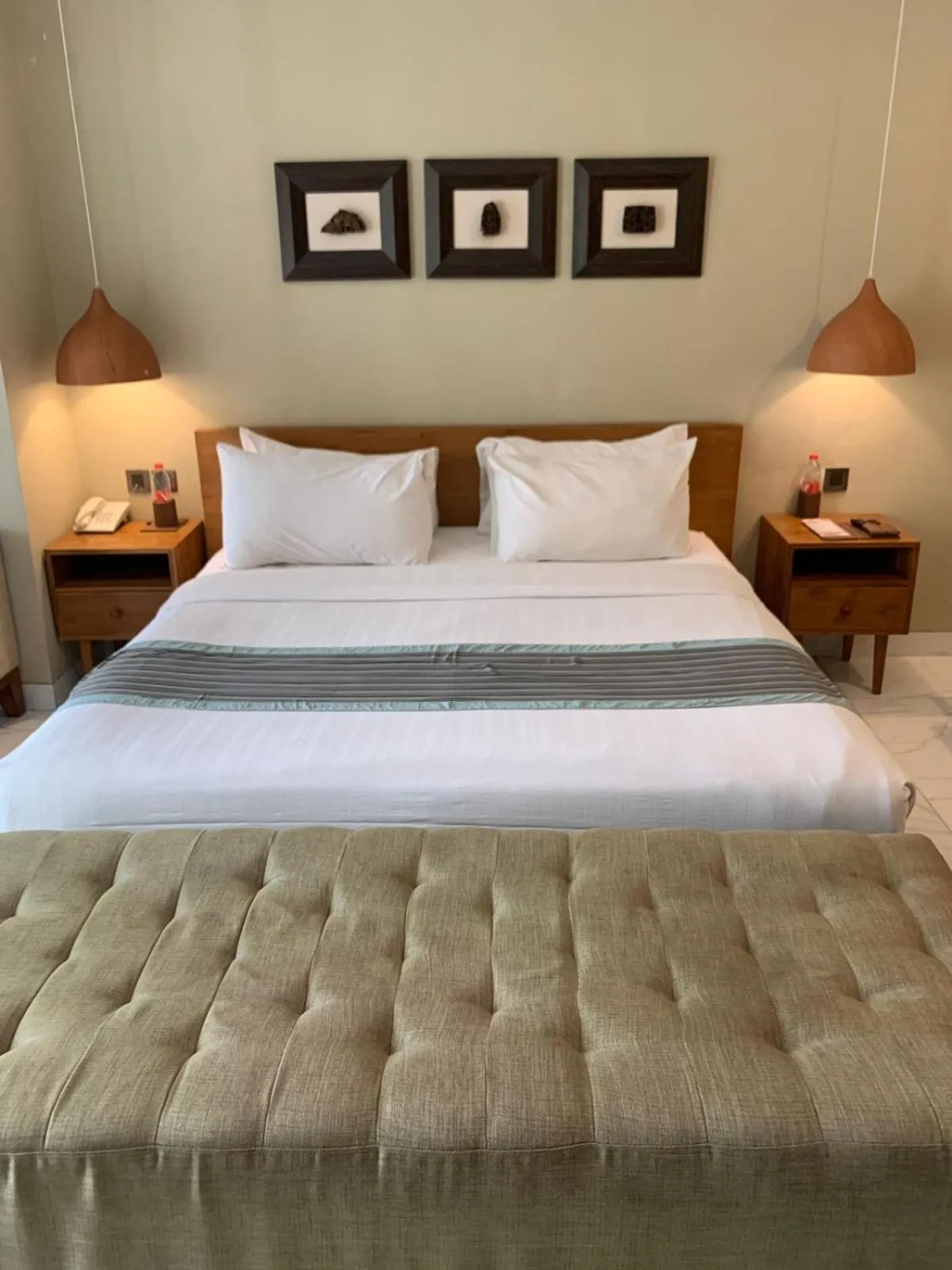 Bed in ILA Villa Ubud