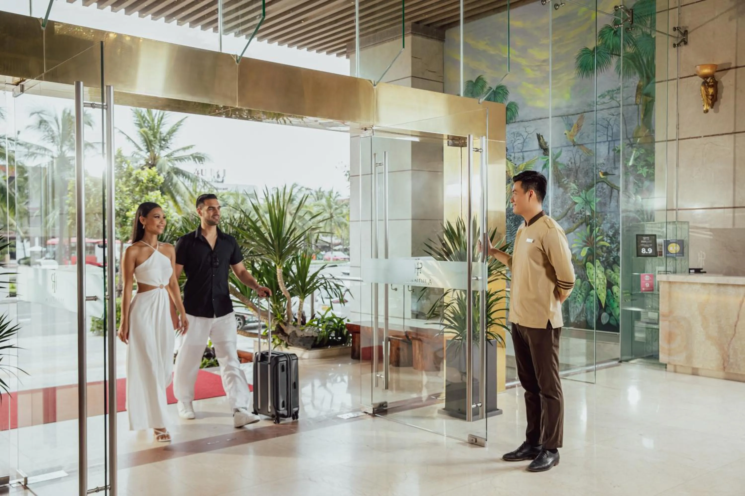 Facade/entrance in Mandila Beach Hotel Danang