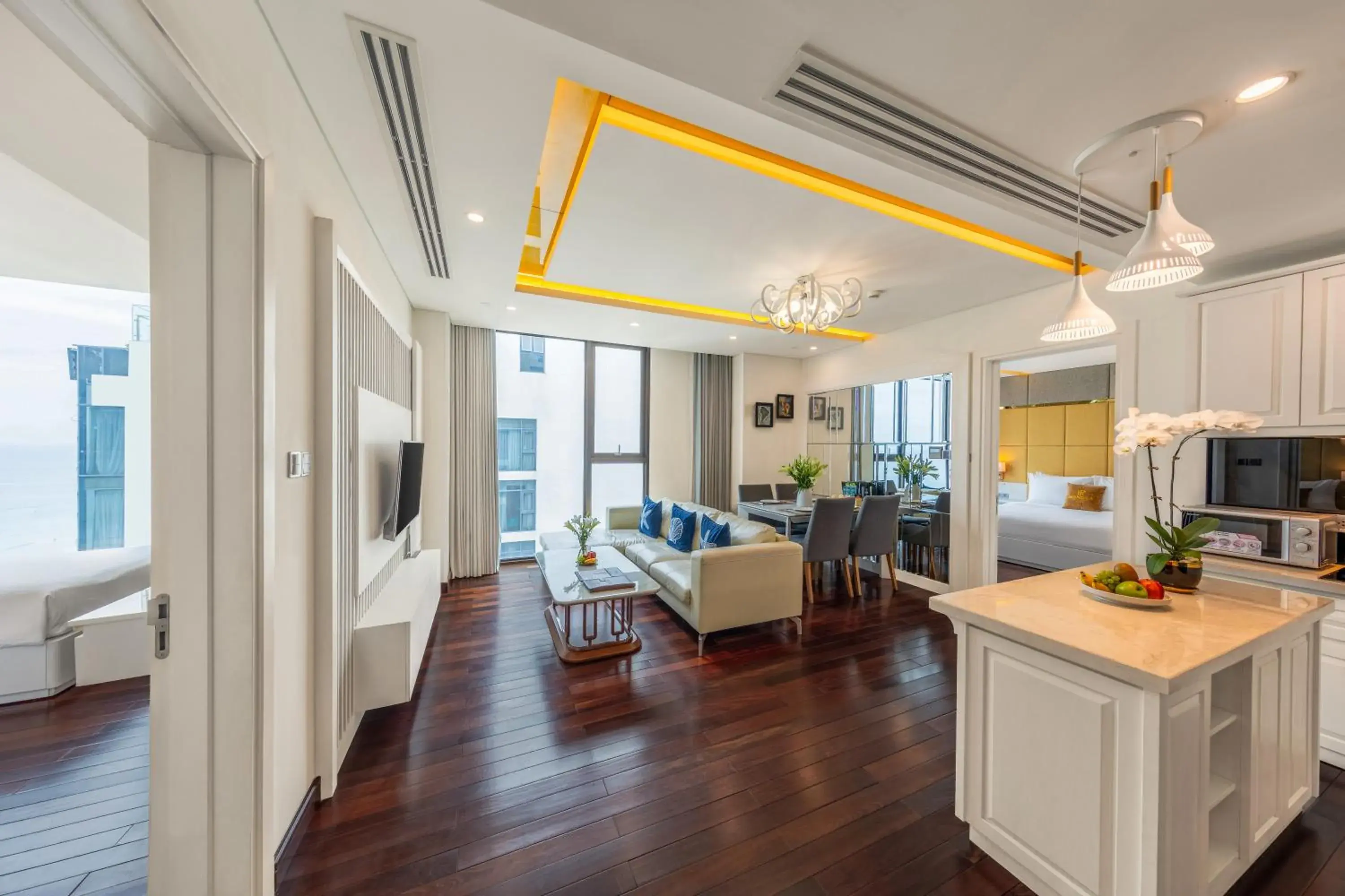 Two Bedroom Apartment with Partial Ocean View in Mandila Beach Hotel Danang Two Bedroom Apartment with Partial Ocean View in Mandila Beach Hotel Danang