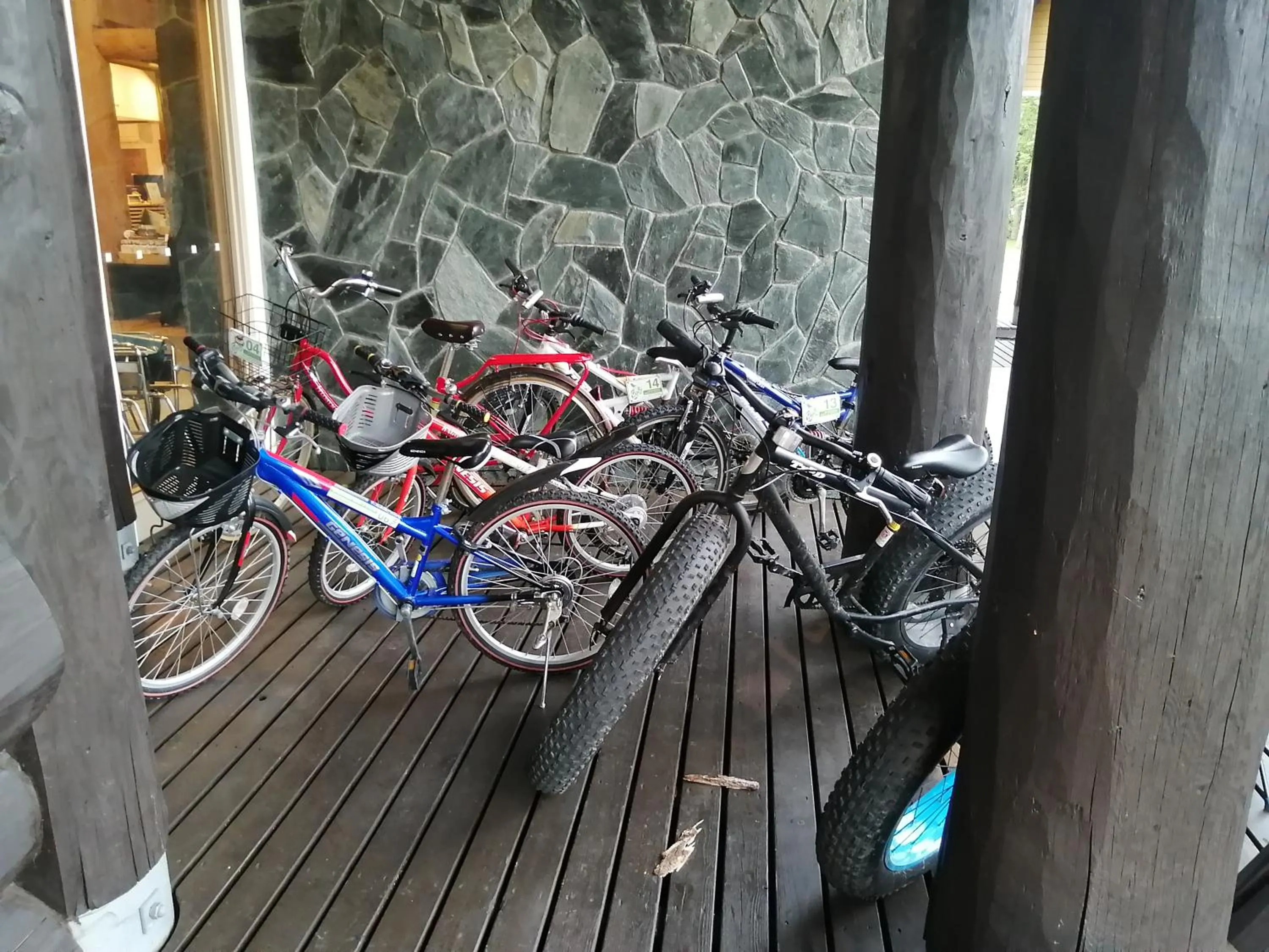 Cycling in Log Hotel The Maple Lodge