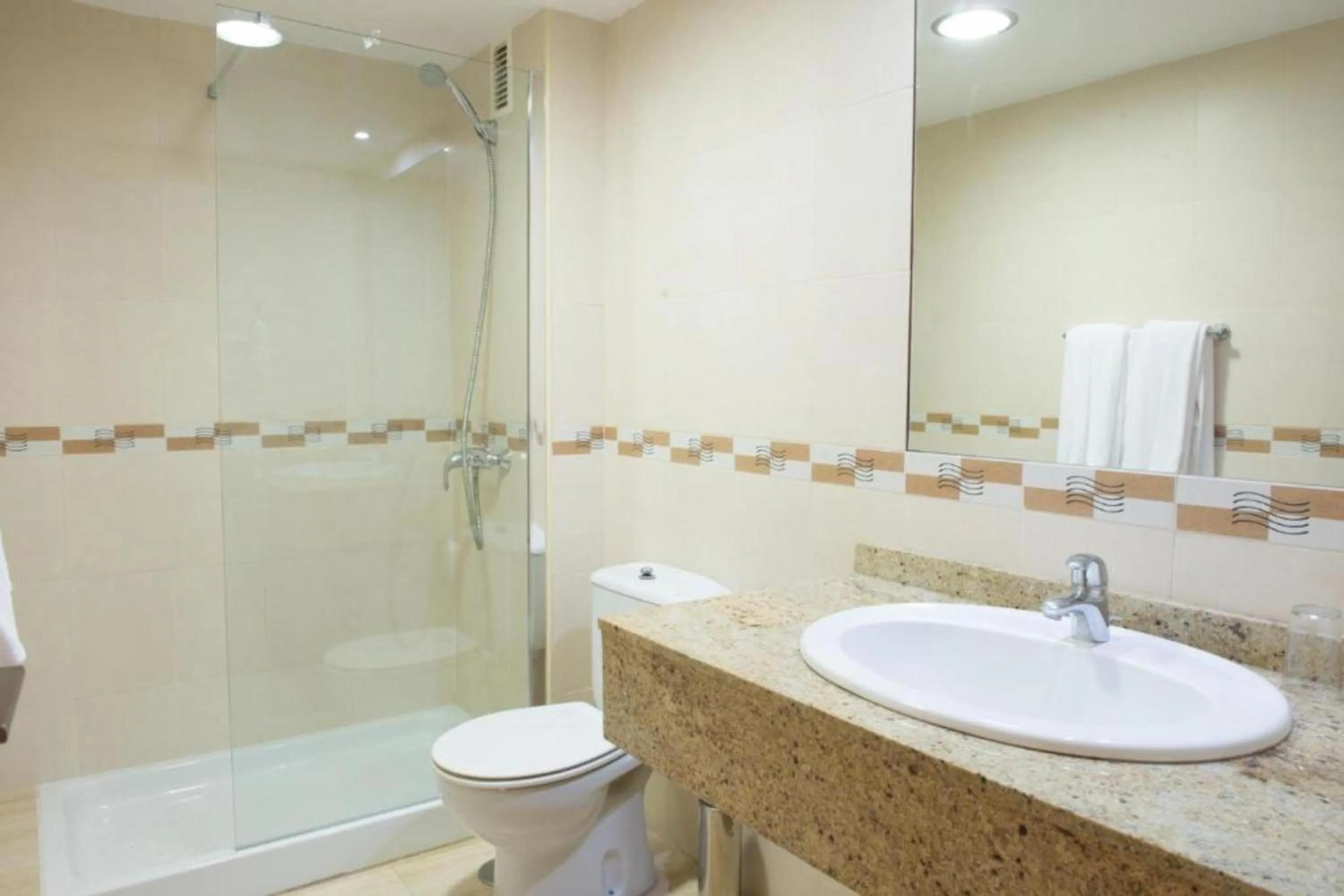 Shower in Apartamentos El Palmar