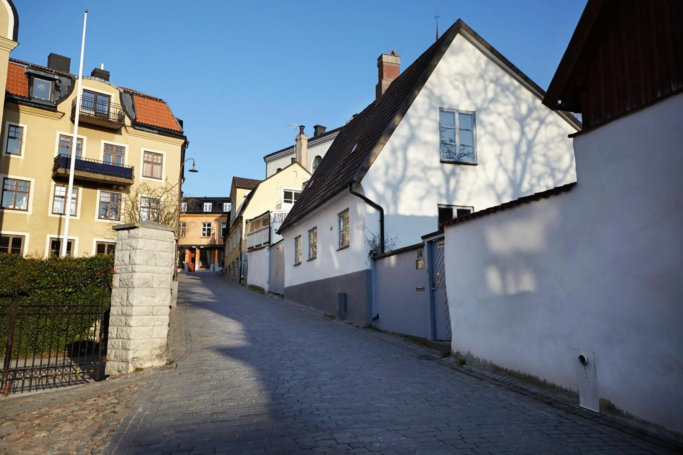 Facade/entrance in Visby Logi & Vandrarhem