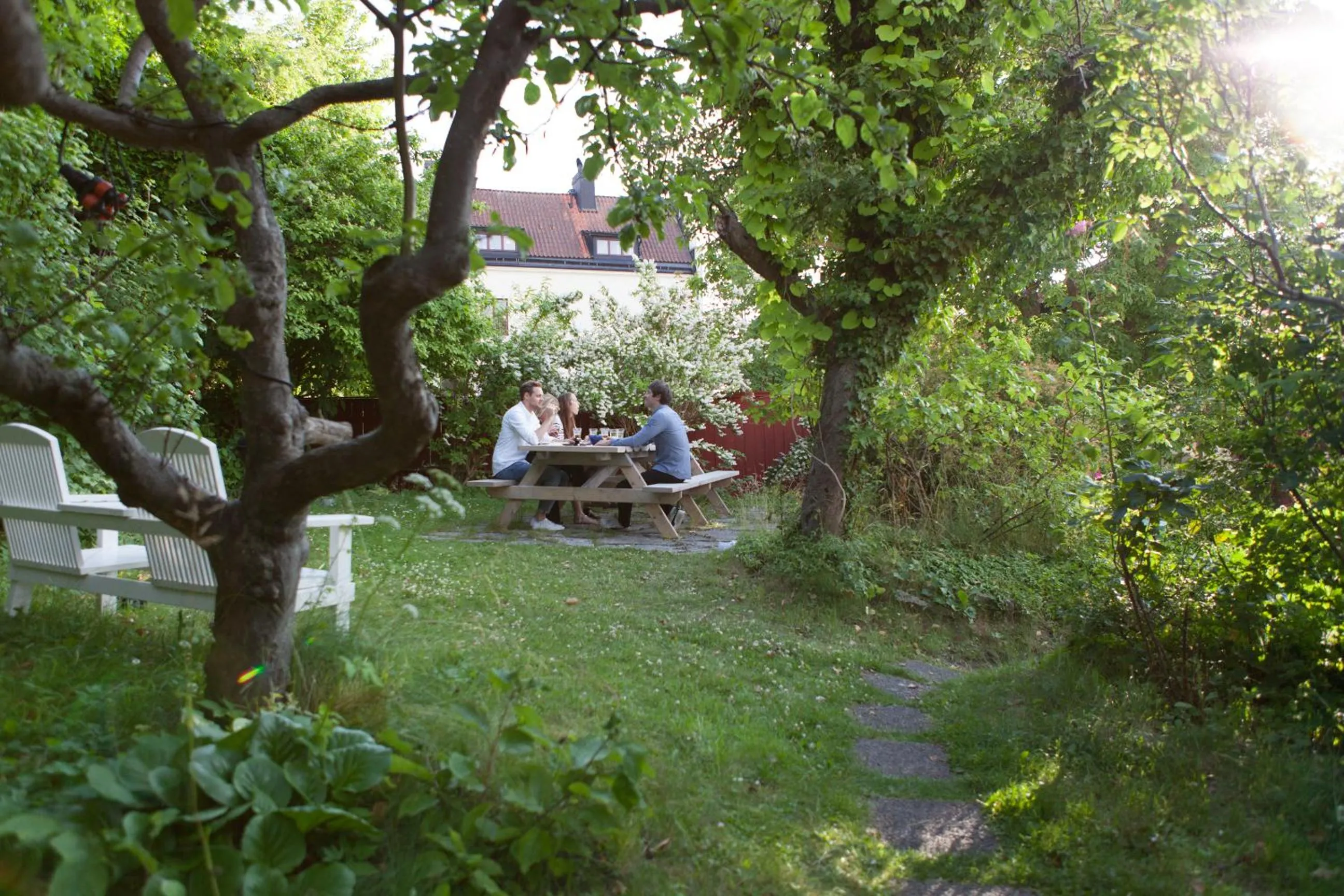 Patio in Visby Logi & Vandrarhem