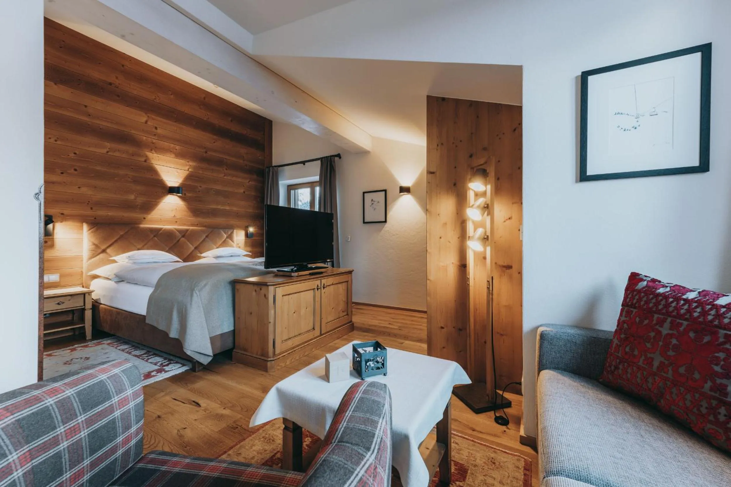 TV and multimedia, Bed in Chalet Anna Maria