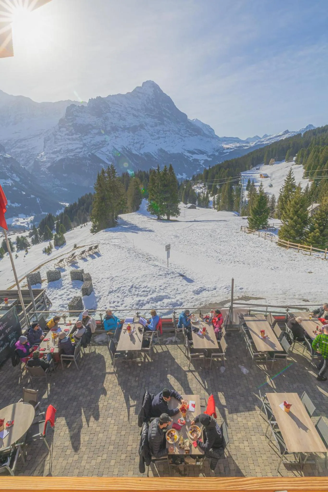 Balcony/Terrace in Alpinhotel Bort