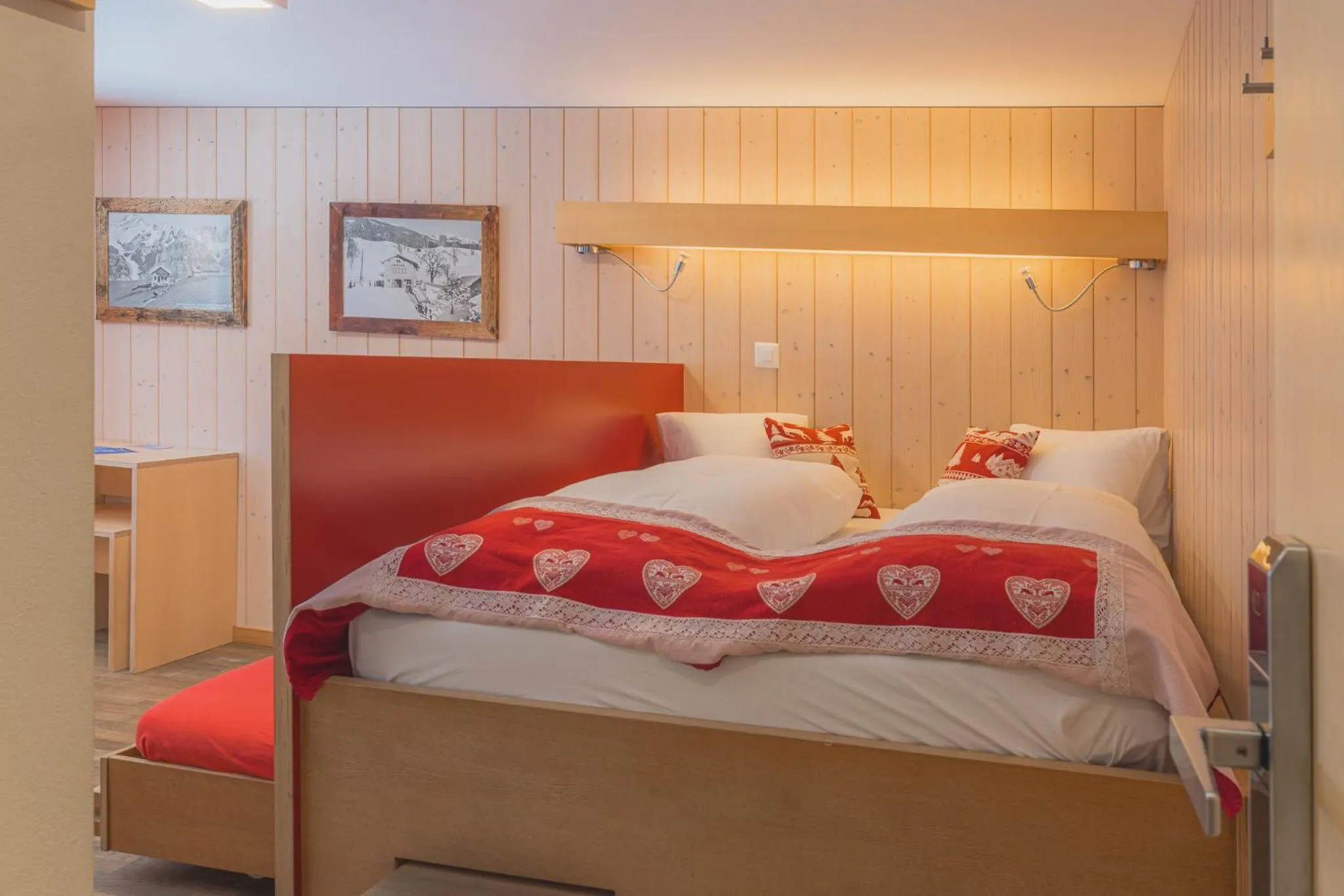 Bed in Alpinhotel Bort