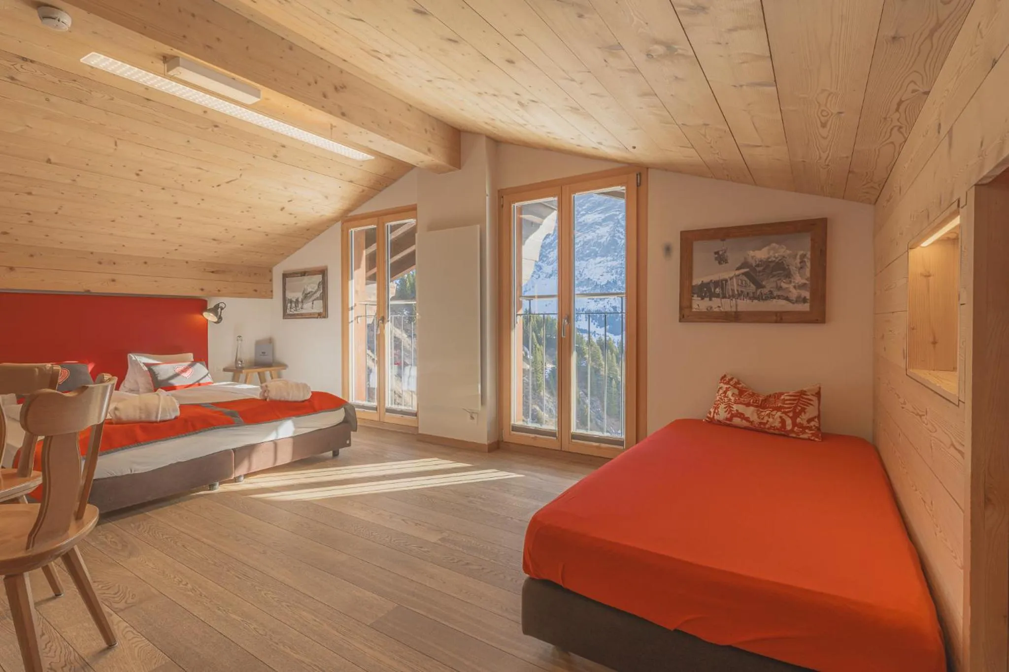 Bed in Alpinhotel Bort