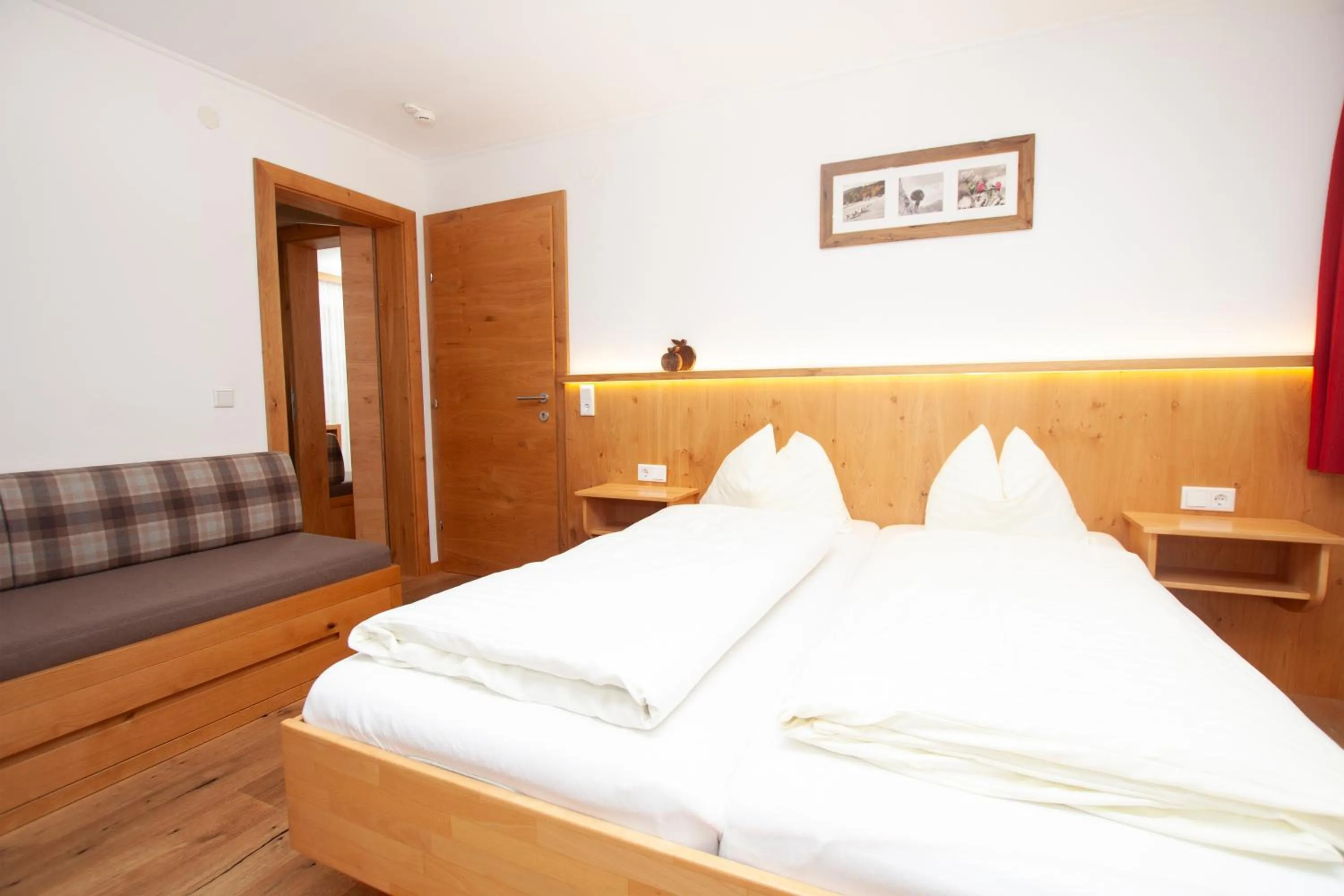 Bed in Berghotel Lämmerhof