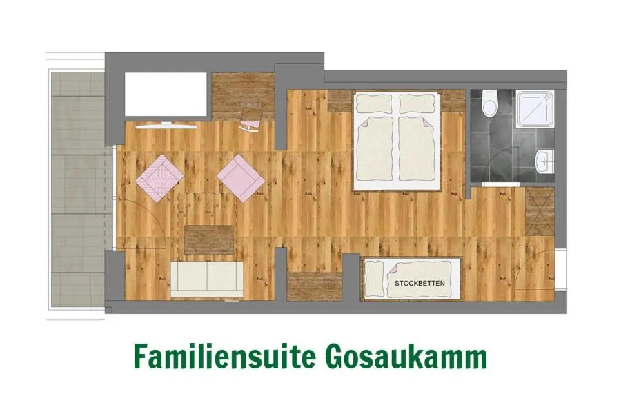 Photo of the whole room in Berghotel Lämmerhof