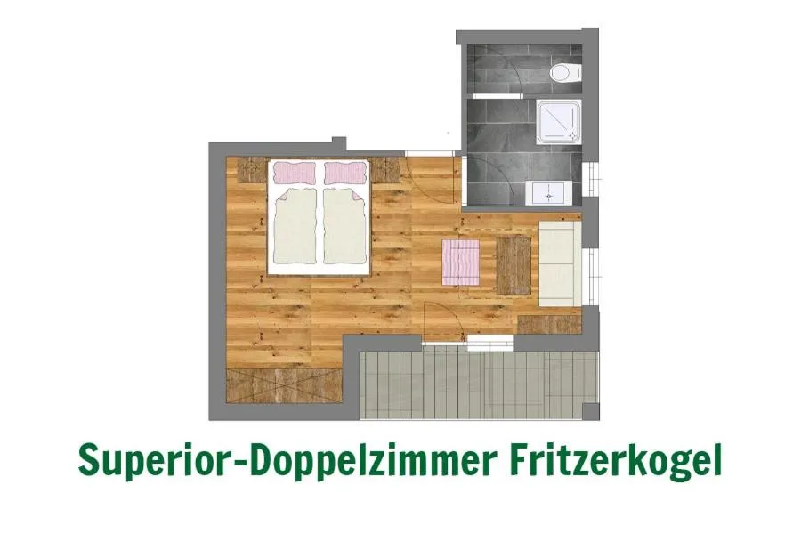 Photo of the whole room in Berghotel Lämmerhof