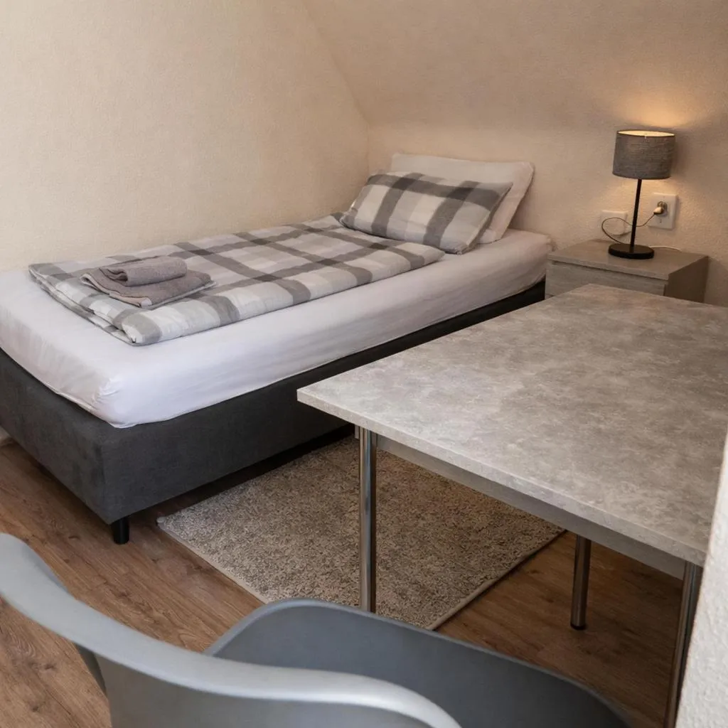 Photo of the whole room, Bed in Pension Bergseeblick