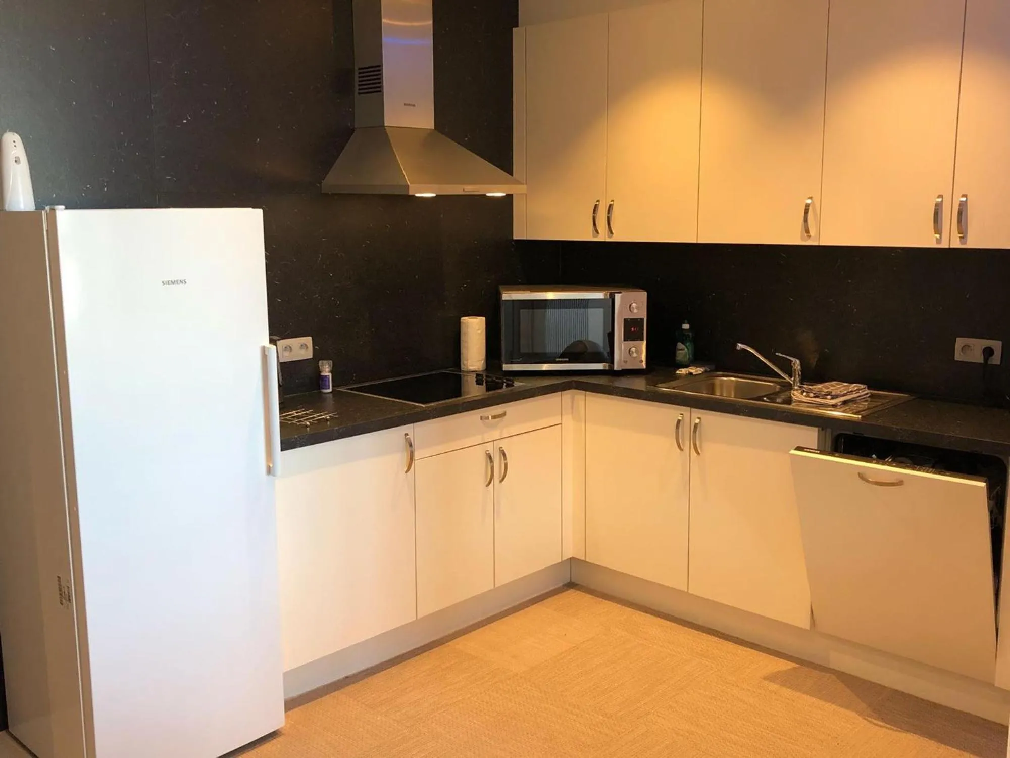 Kitchen or kitchenette in Novo panoramic sea view