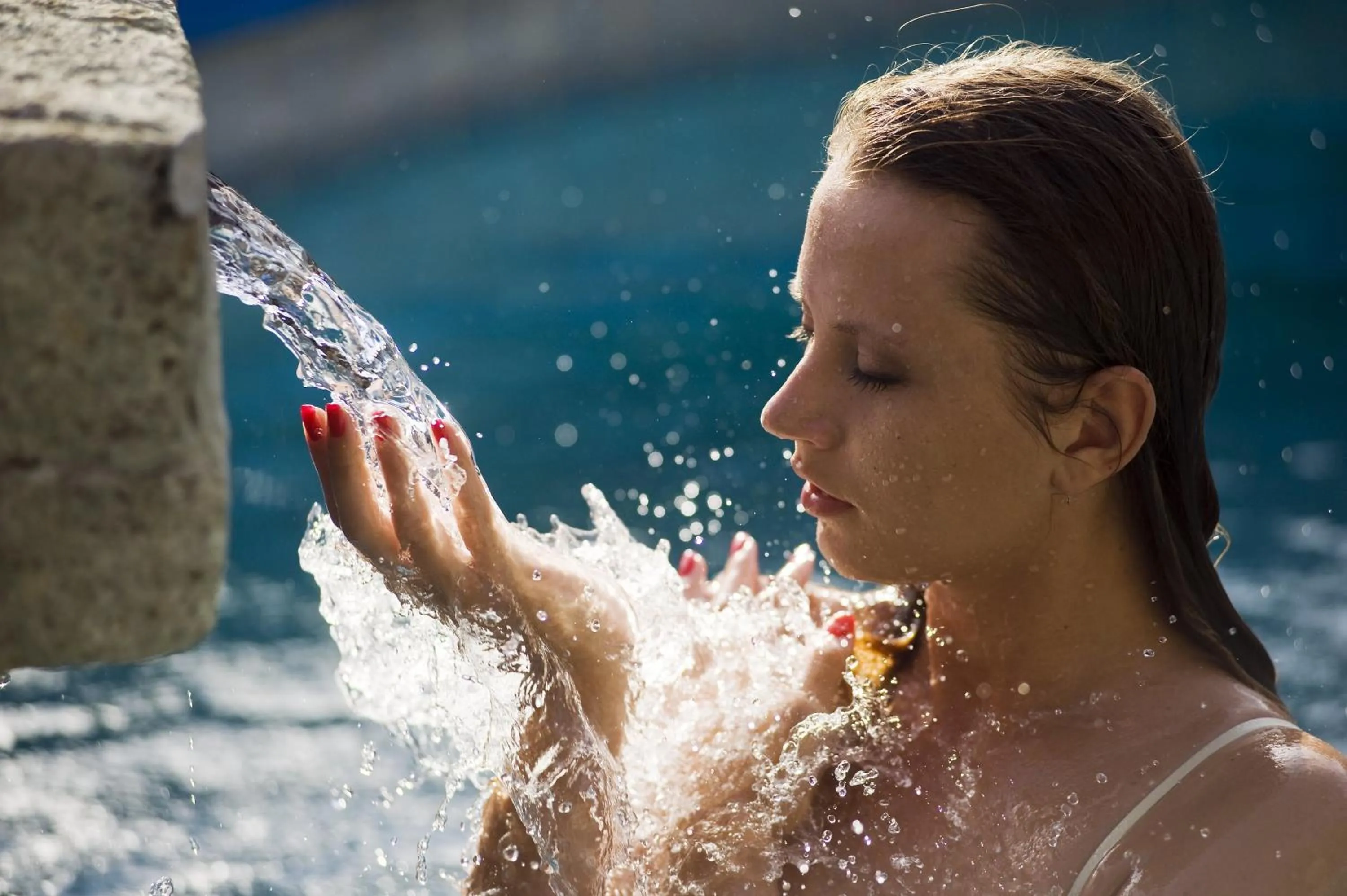 Swimming pool in Villa Angela Hotel & Spa