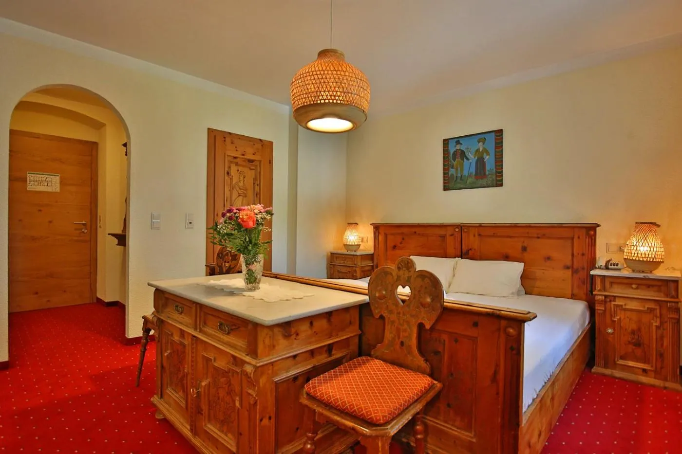 Bed in Hotel 3 Mohren