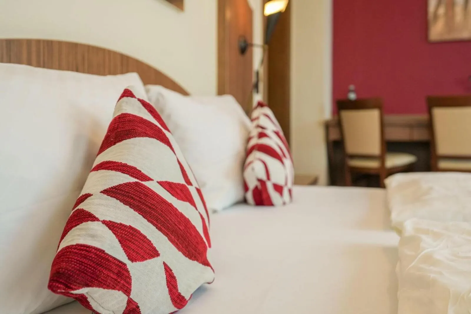 Bed in Hotel Weinhaus Kreuter