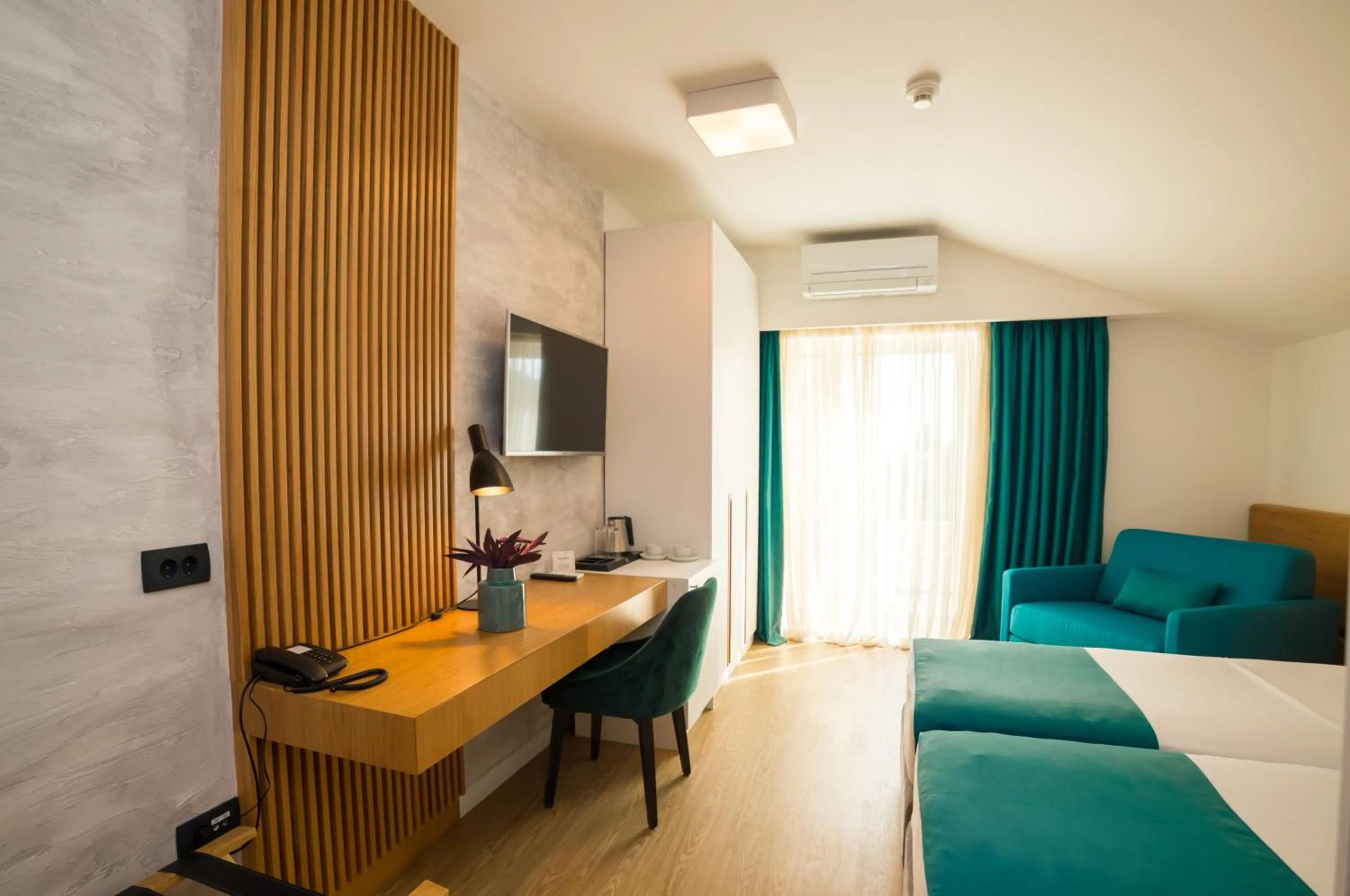 Bed in Hotel Admiral