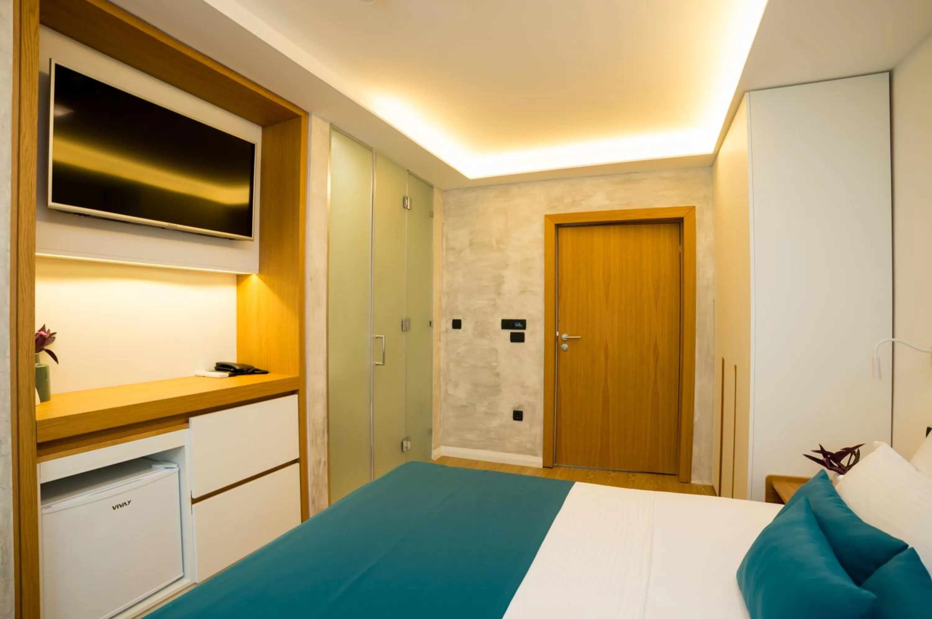 Bed in Hotel Admiral