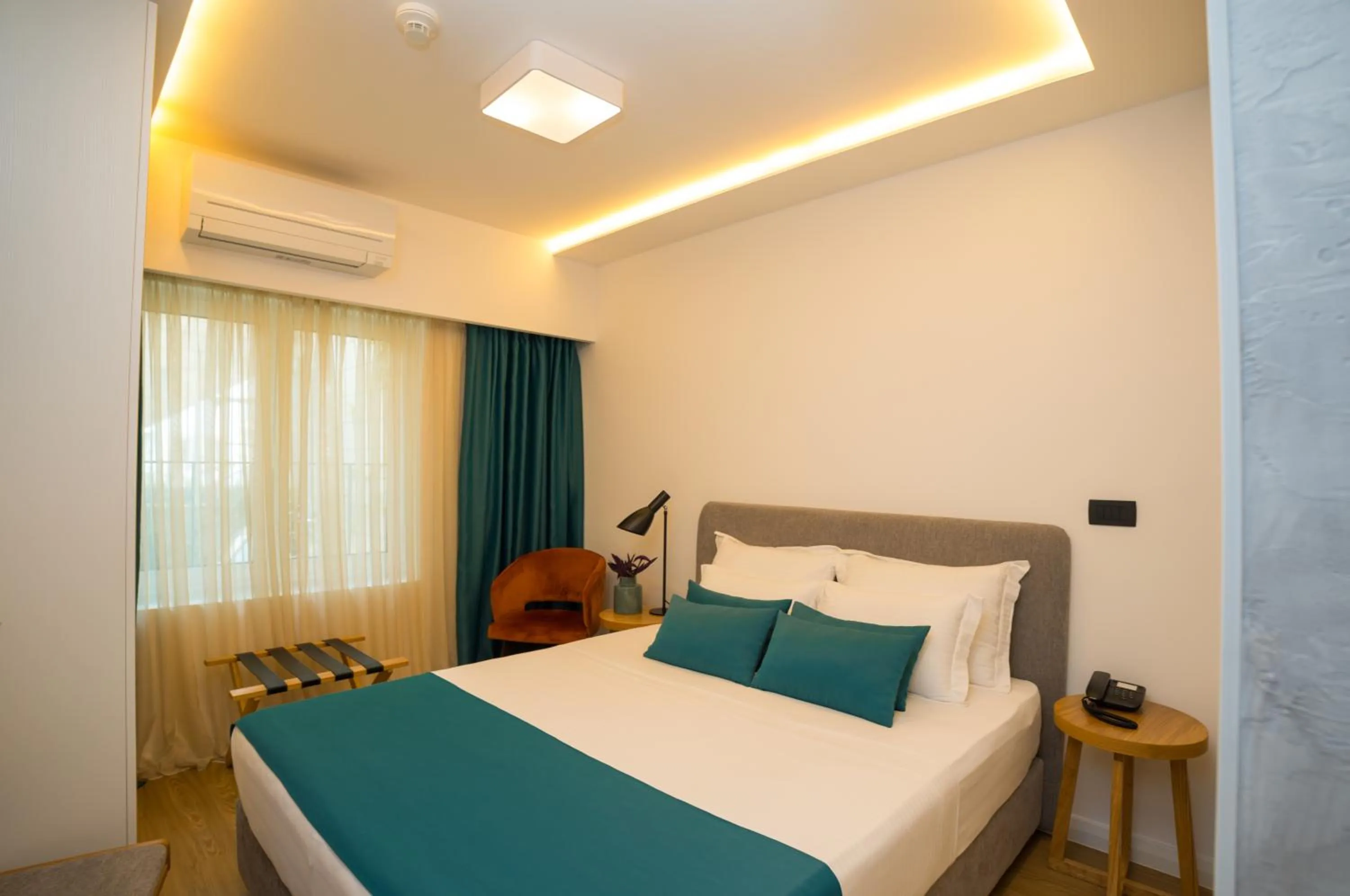 Bed in Hotel Admiral