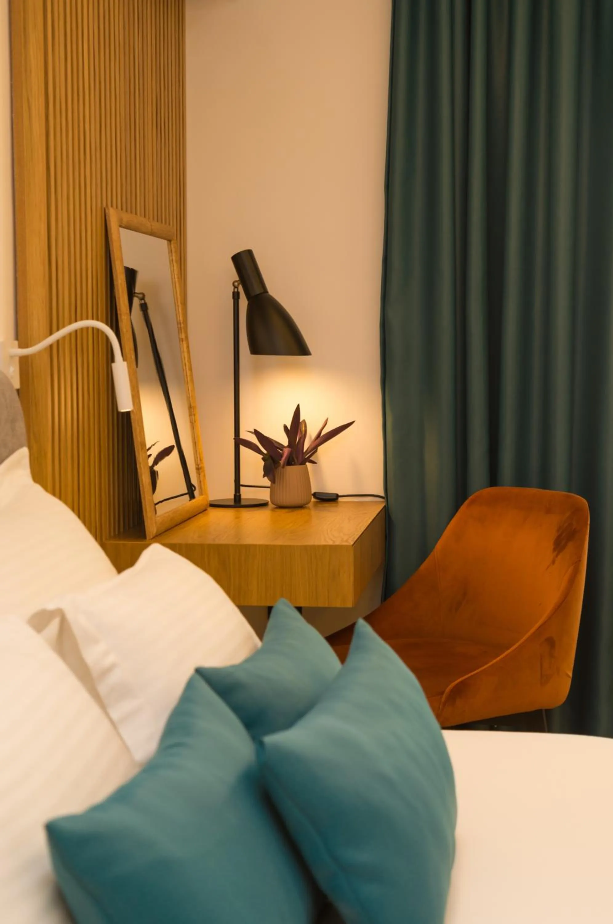 Bed in Hotel Admiral