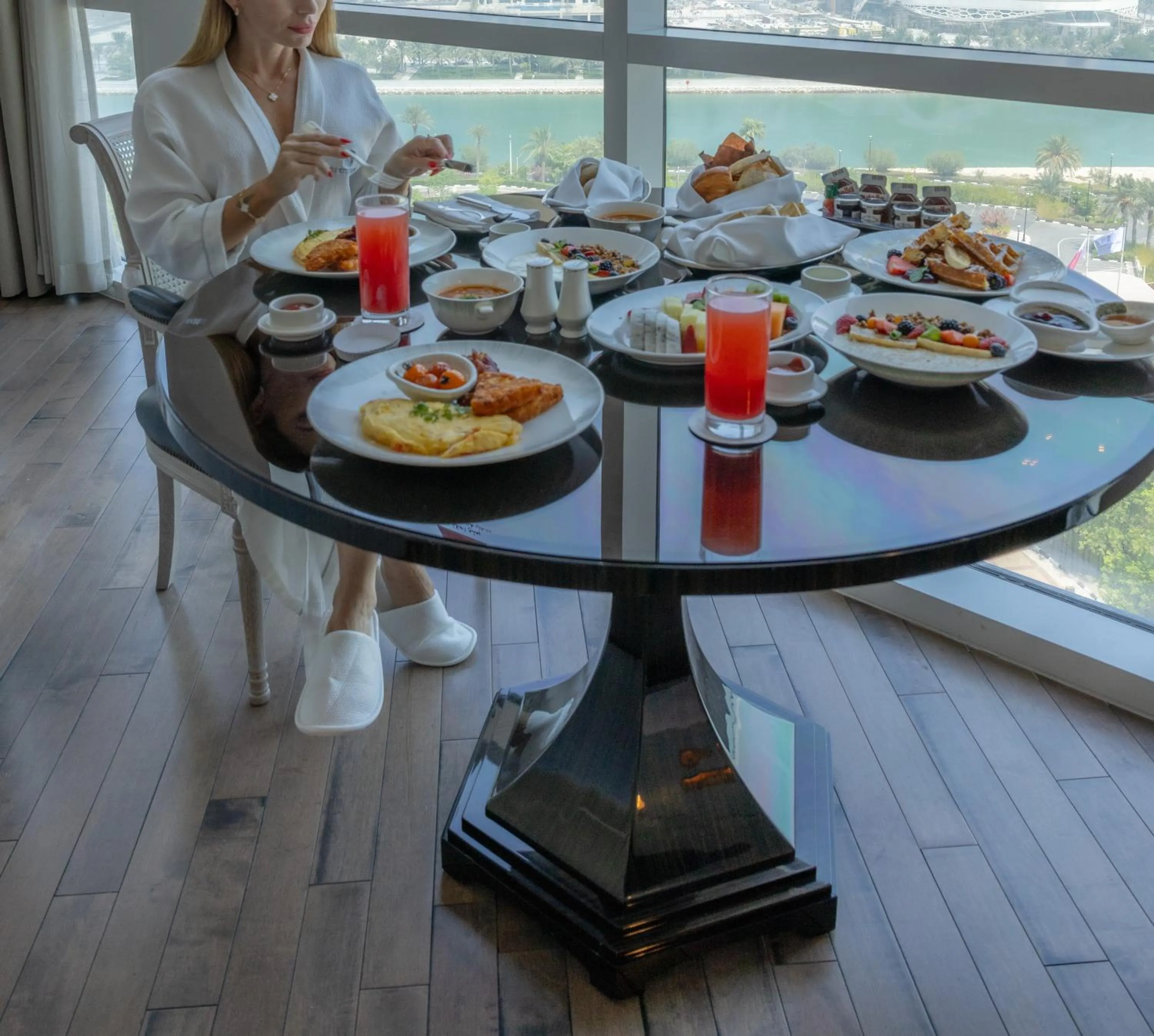 Breakfast in The Ritz-Carlton, Doha