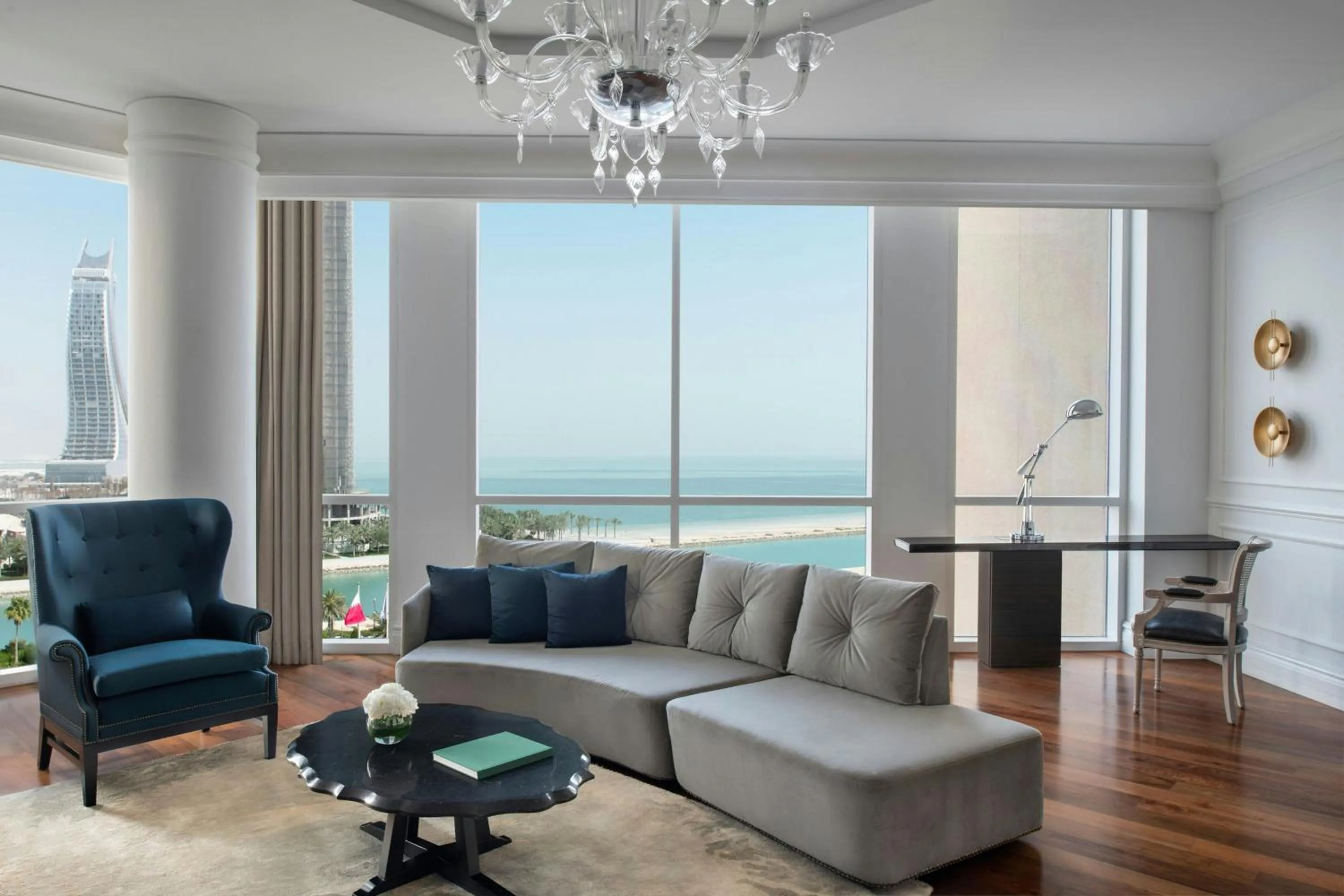 Living room in The Ritz-Carlton, Doha