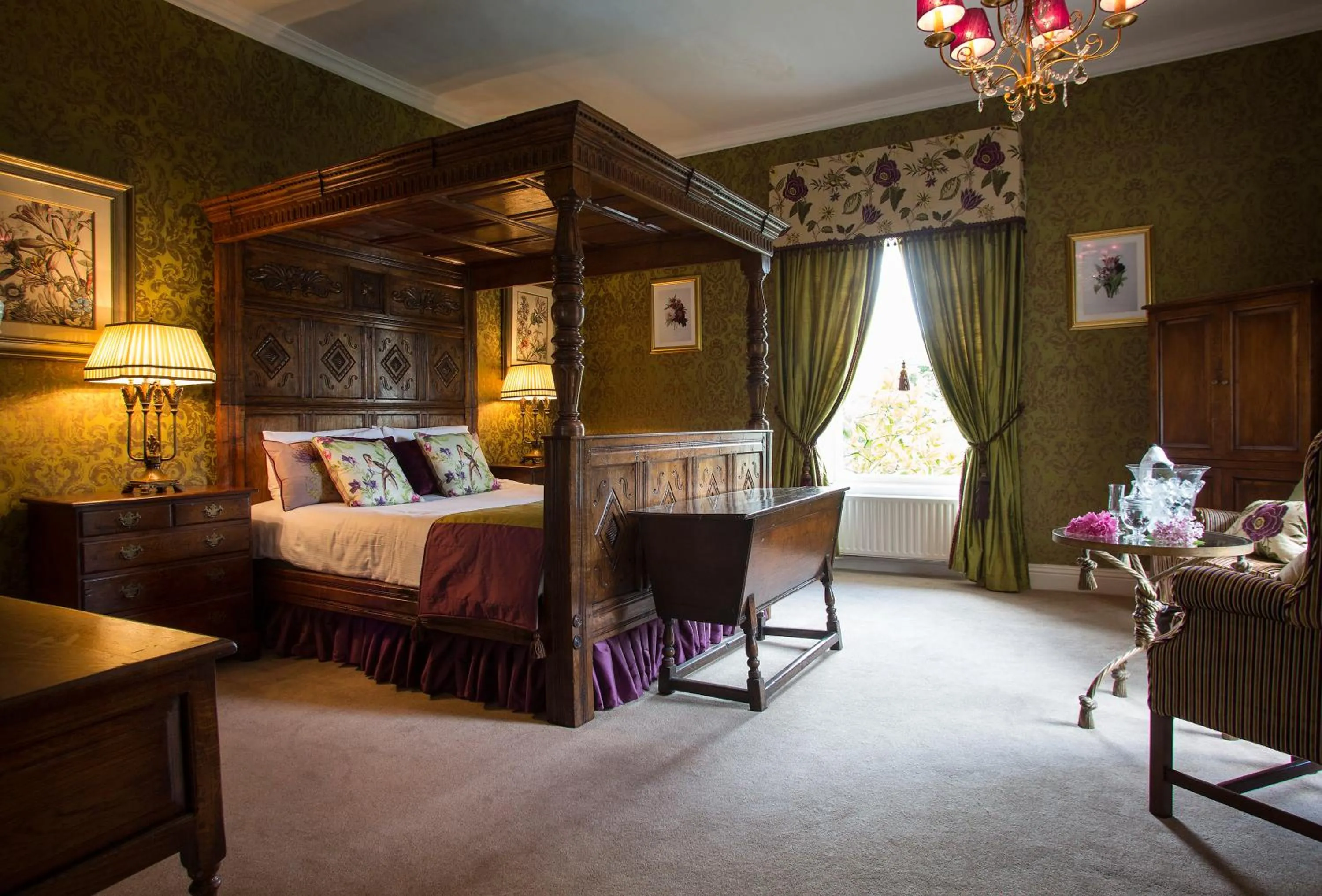 Bedroom, Bed in Raheen House Hotel