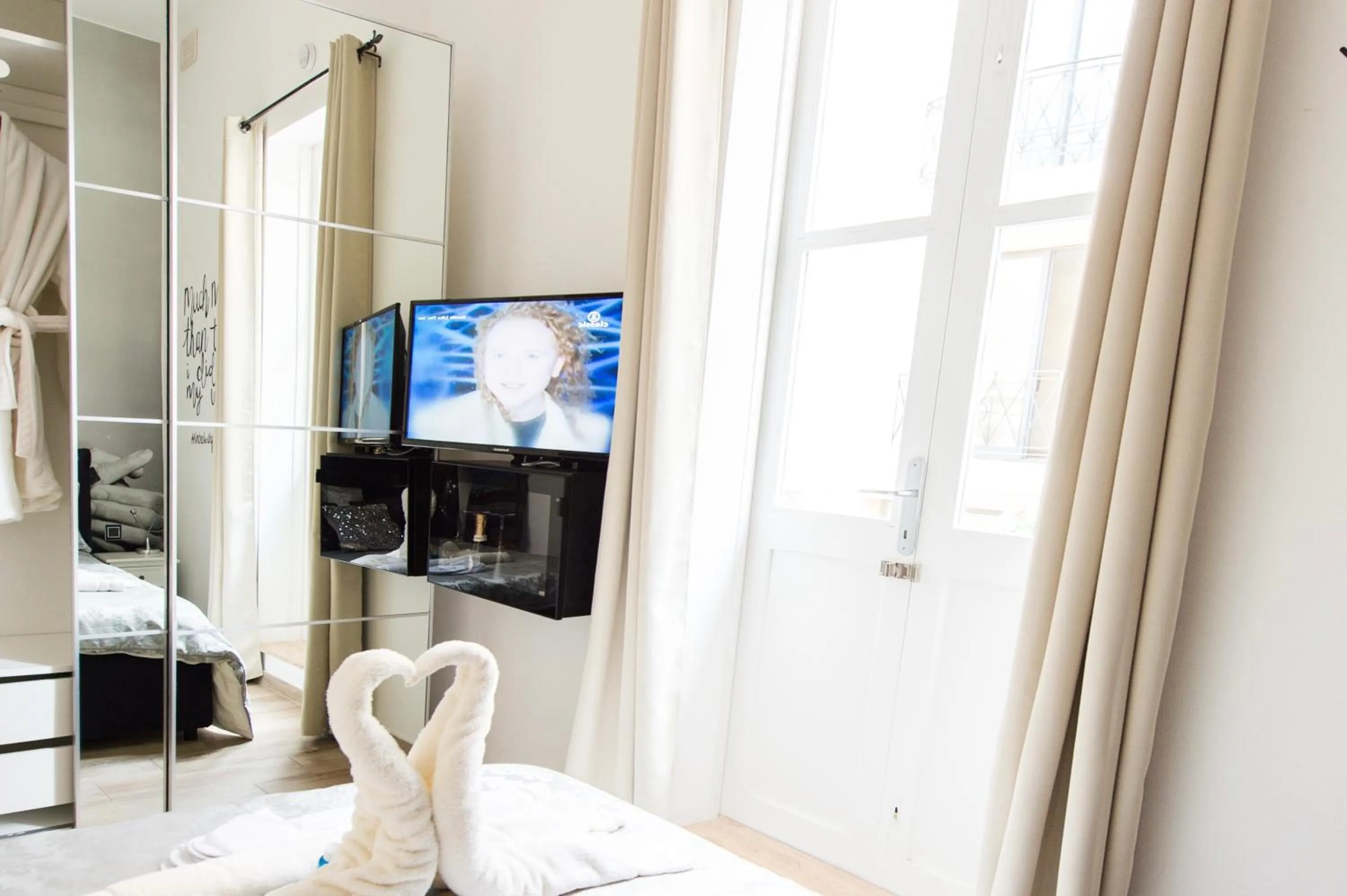 Bed in Backstage Boutique Music Themed Townhouse