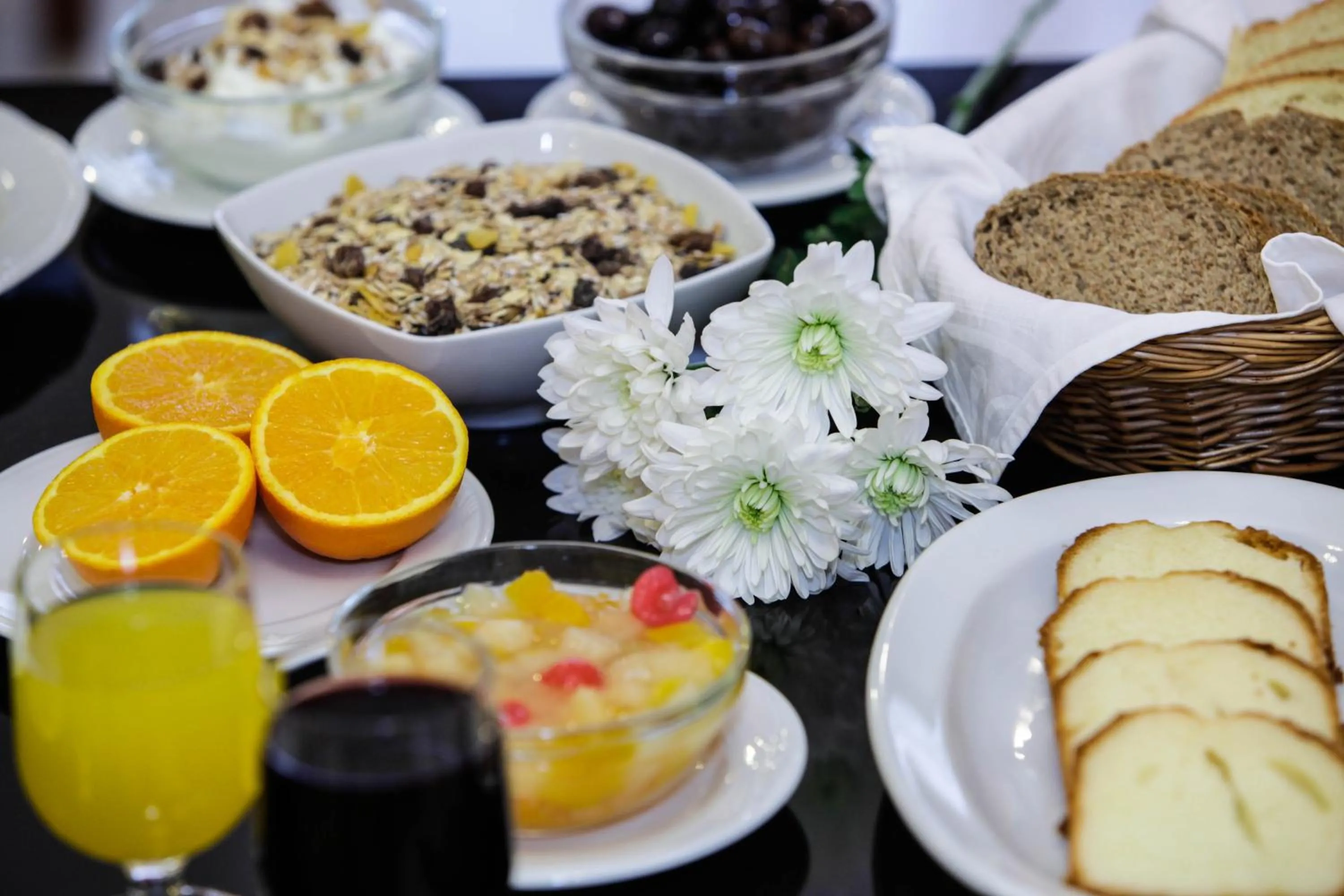 Buffet breakfast in Alexiou Hotel