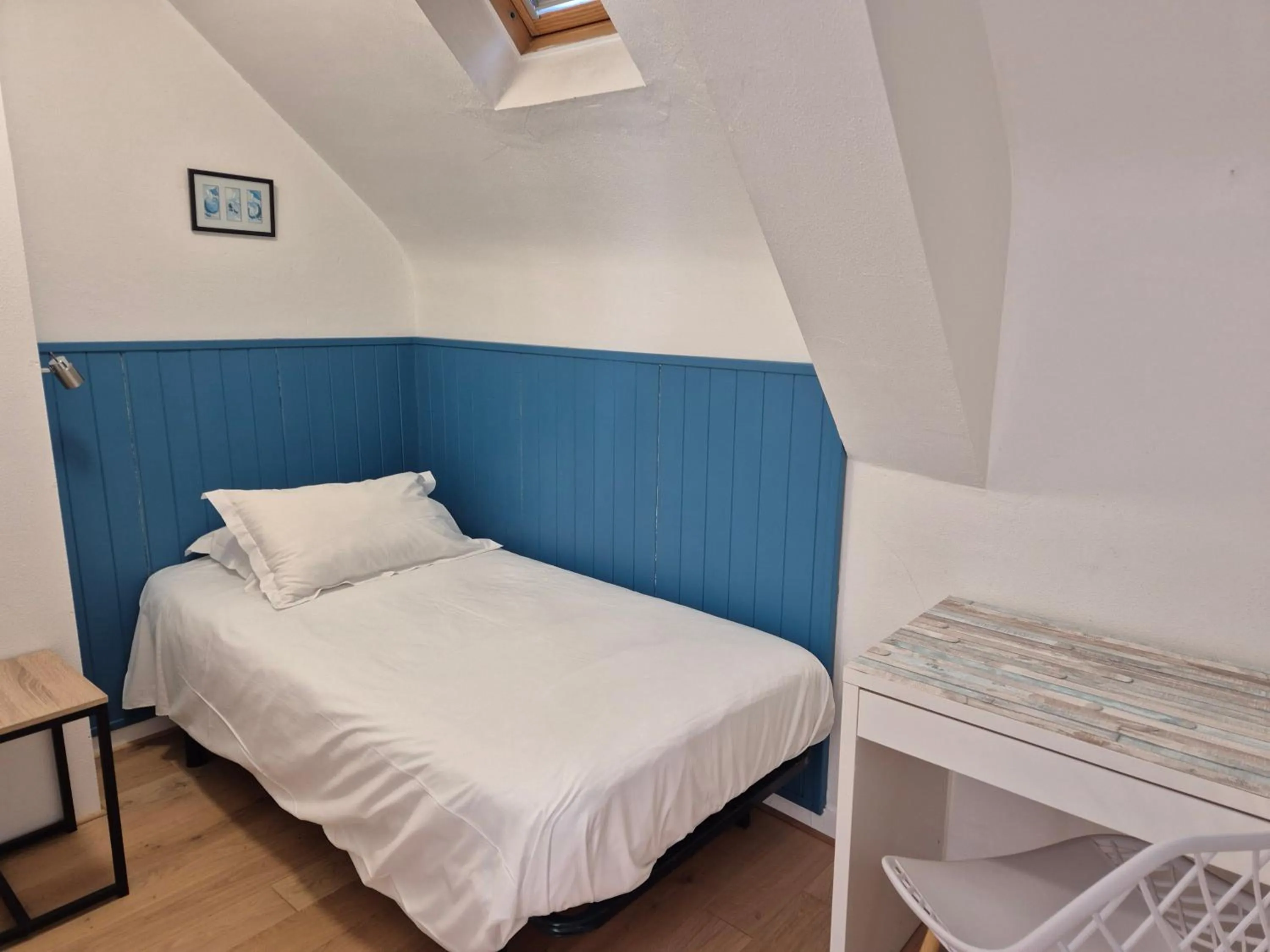 Bed in Hôtel Glann Ar Mor