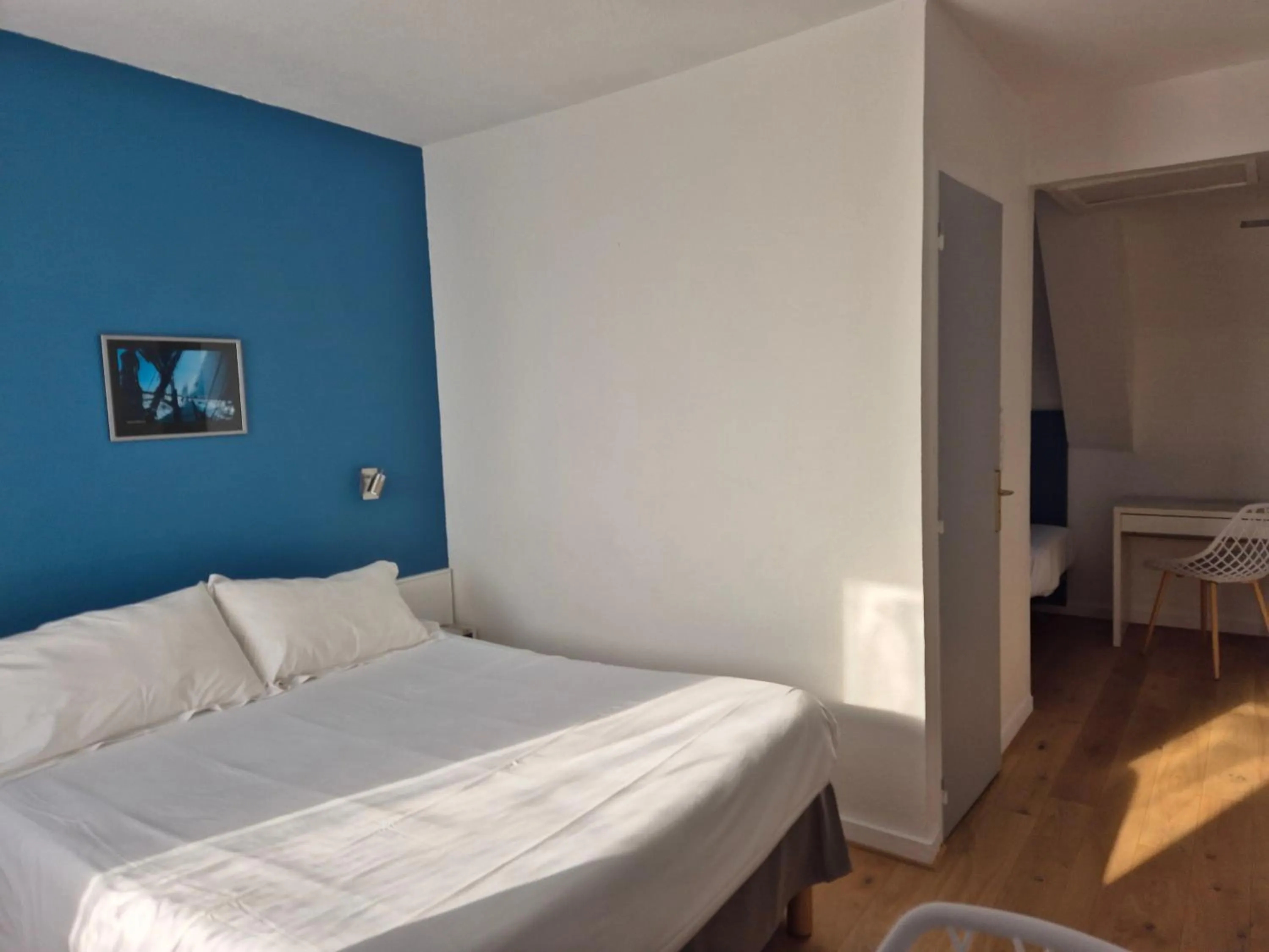 Bed in Hôtel Glann Ar Mor