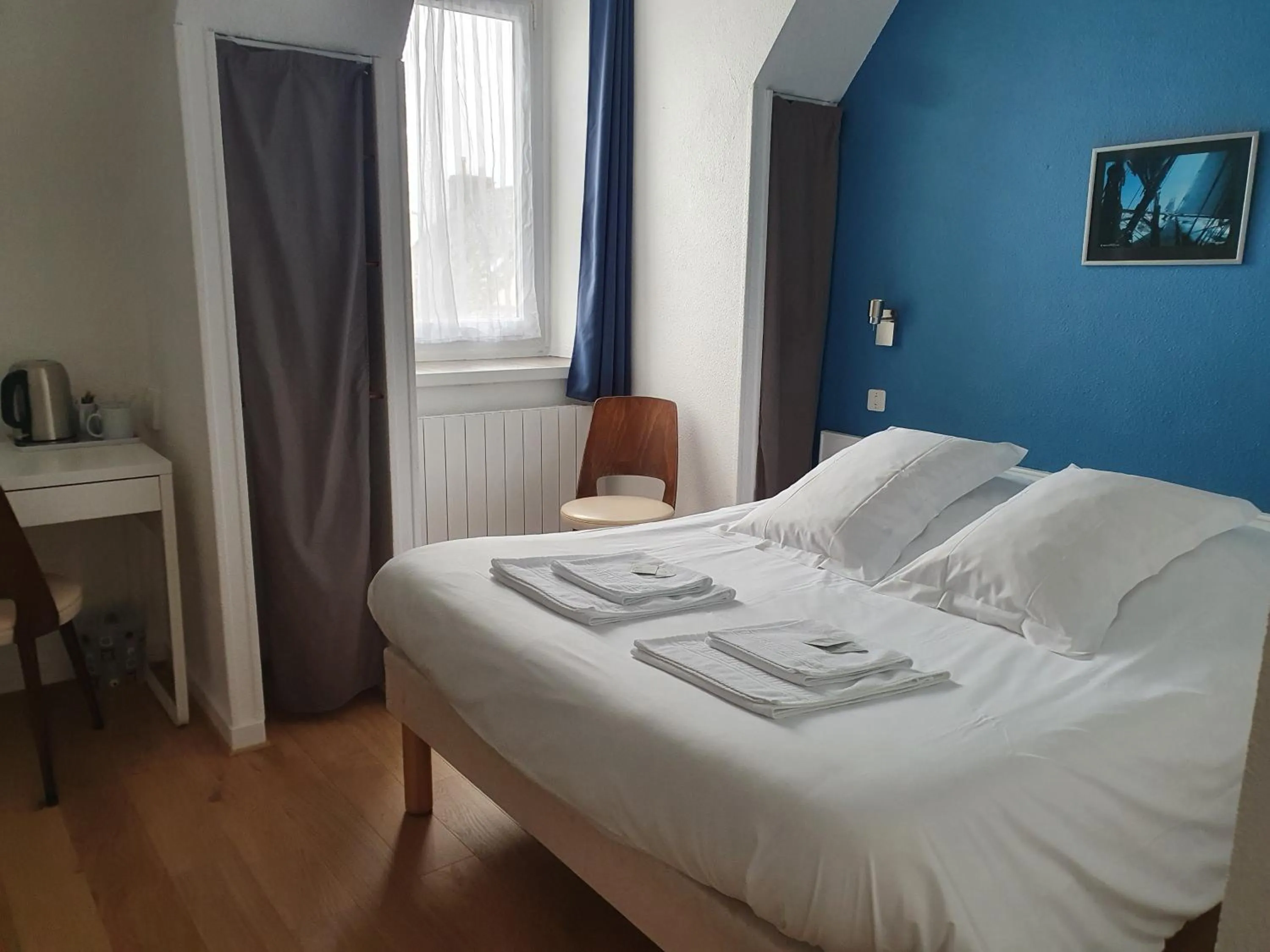 Bed in Hôtel Glann Ar Mor