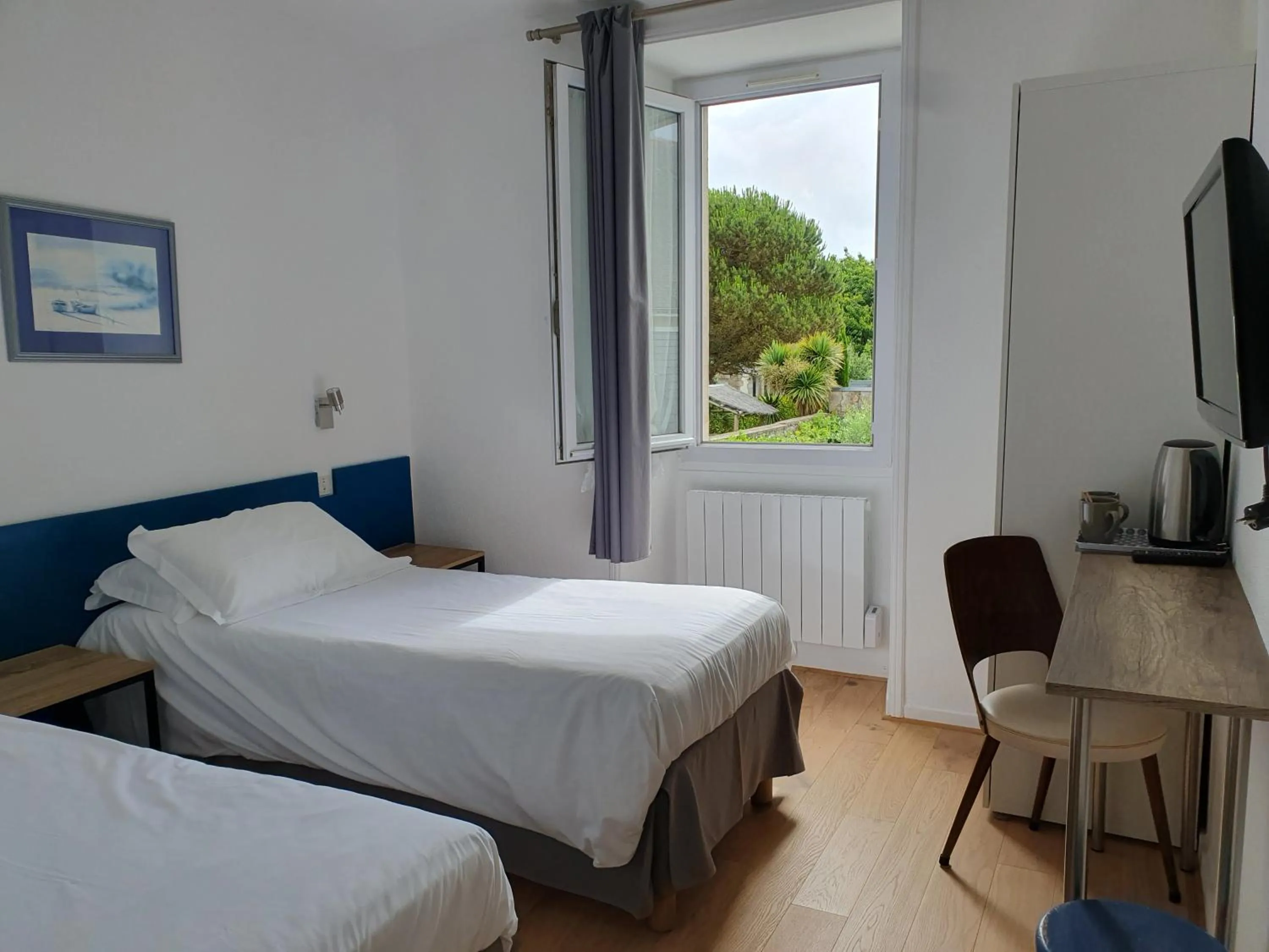 Bed in Hôtel Glann Ar Mor