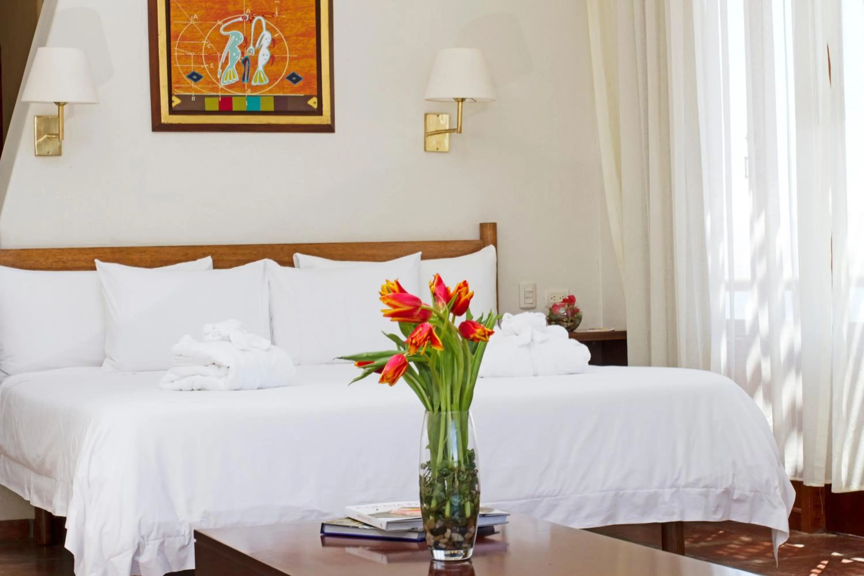 Bed in La Hacienda Bahia Paracas