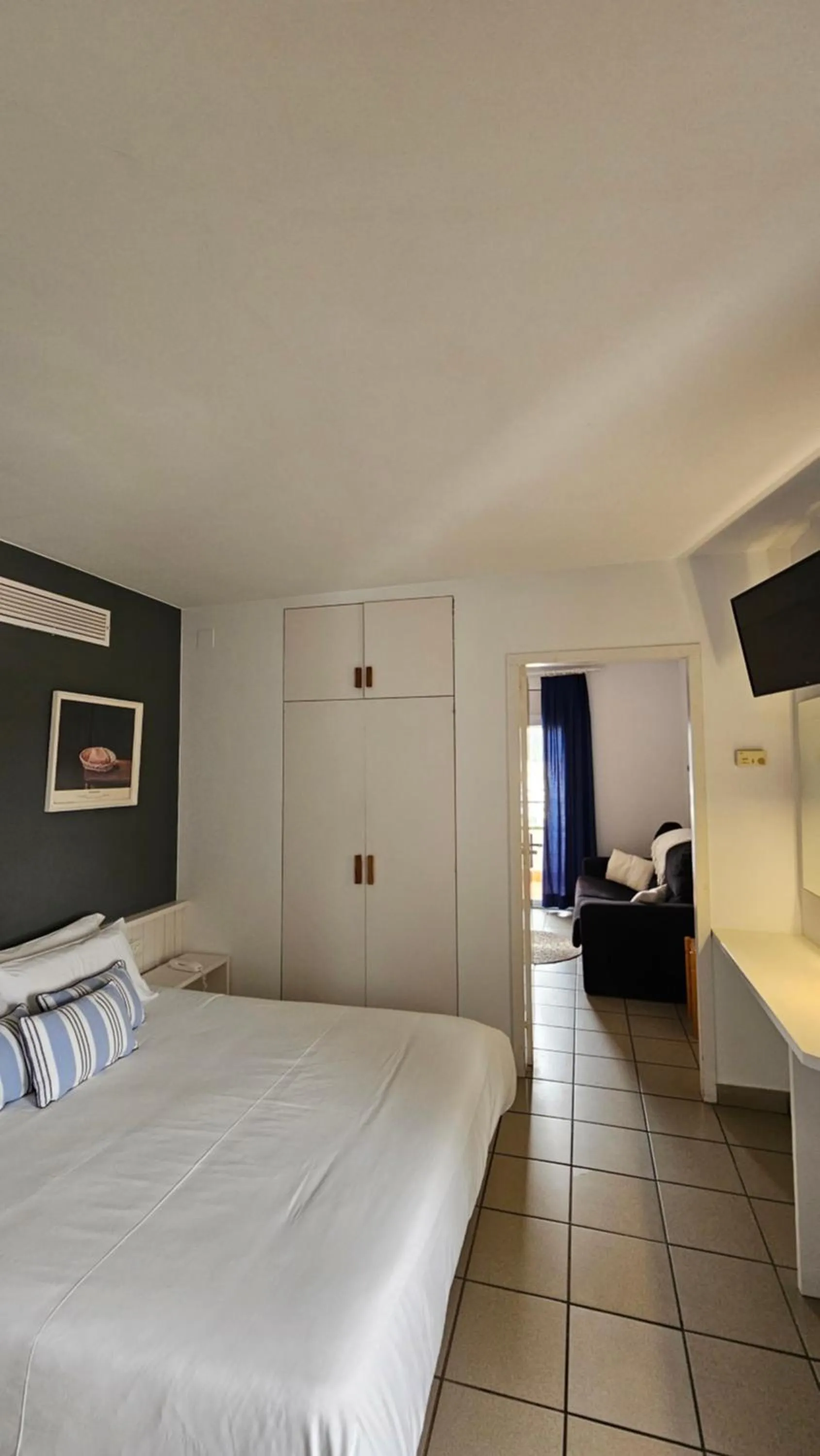 Bed in Hotel S´Aguarda