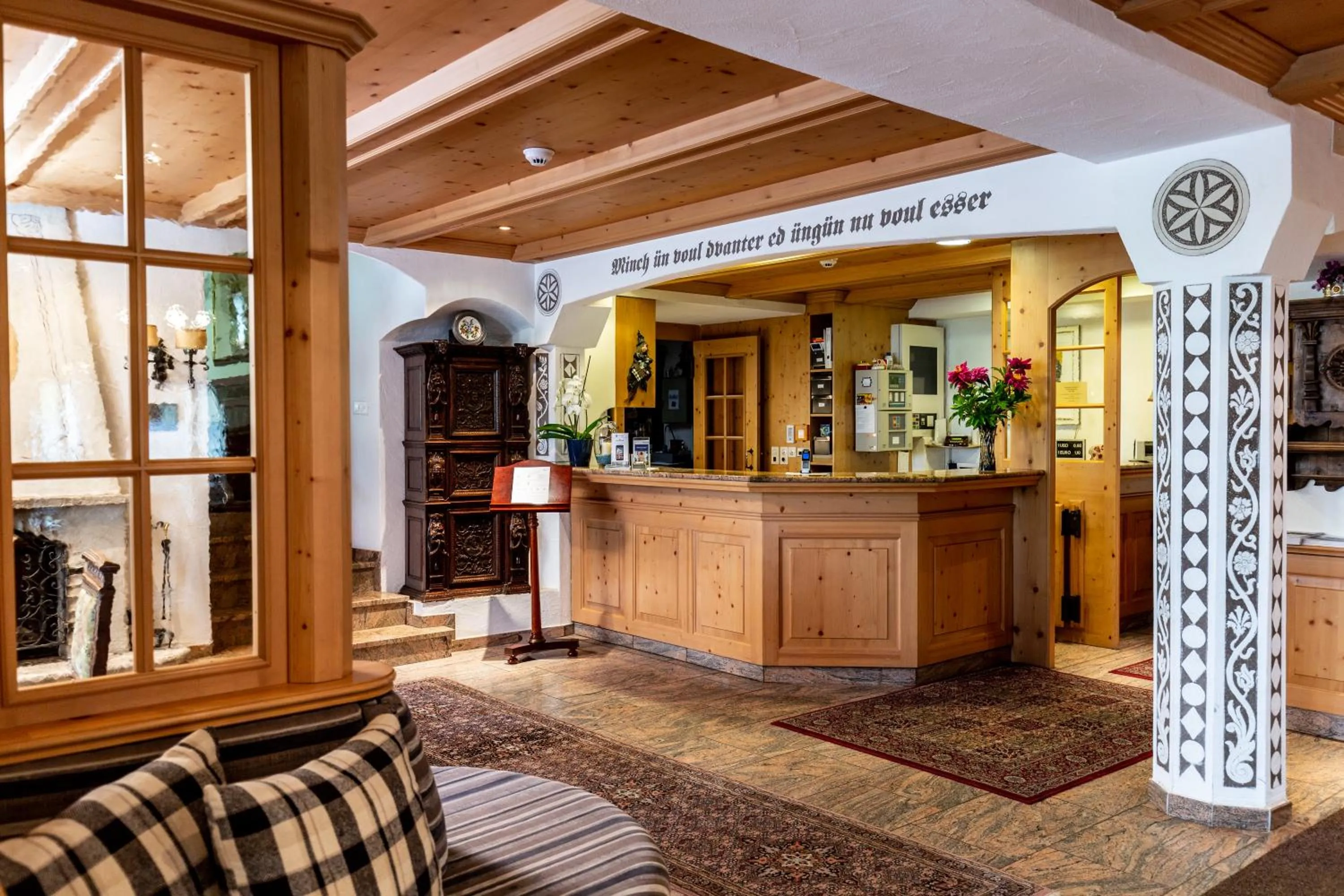 Lobby or reception in Hotel Bären