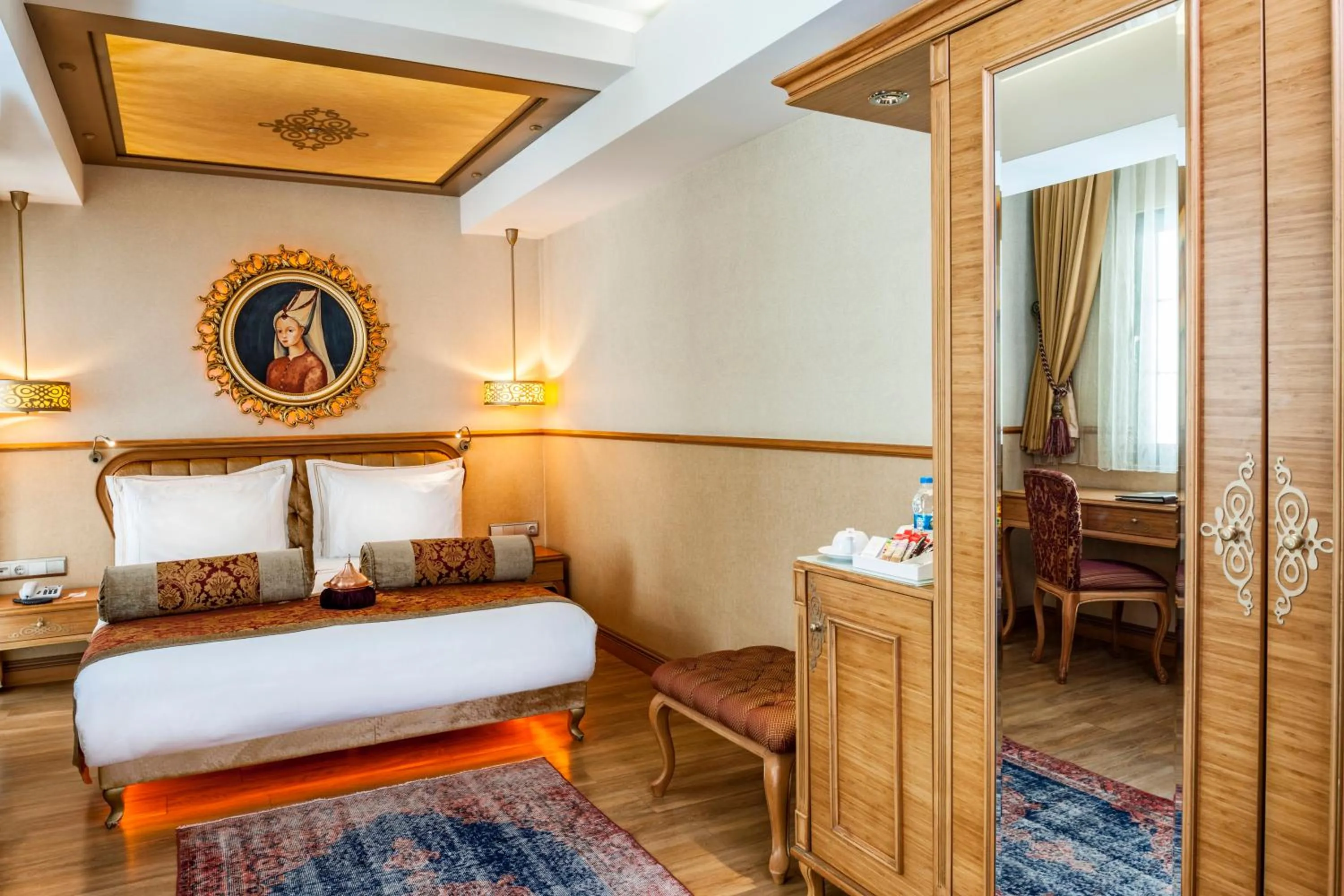 Decorative detail, Bed in Hotel Sultania Boutique Class