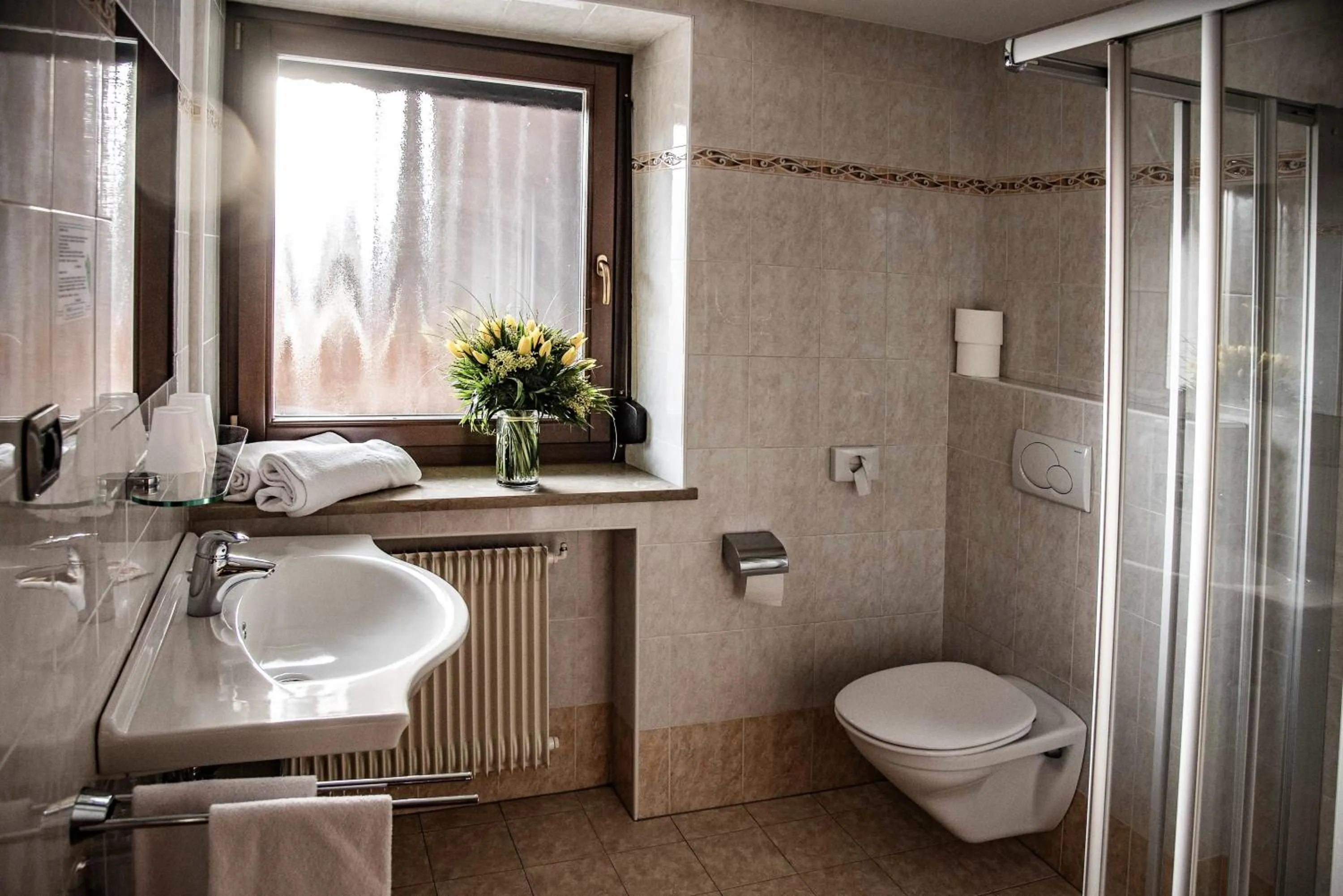 Bathroom in Active Hotel Sonne