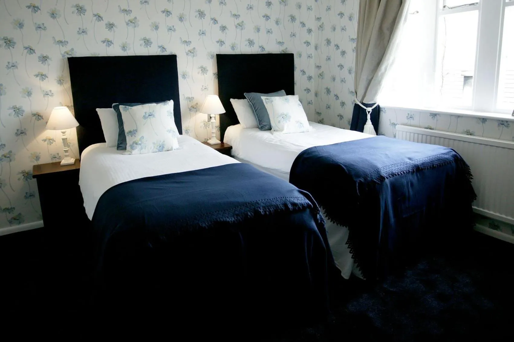 Bed in Stirk House Hotel