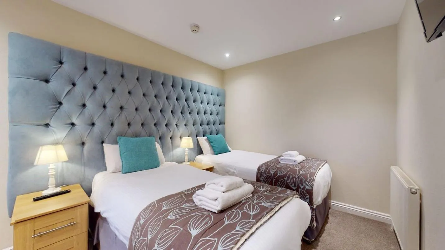 Bed in Stirk House Hotel