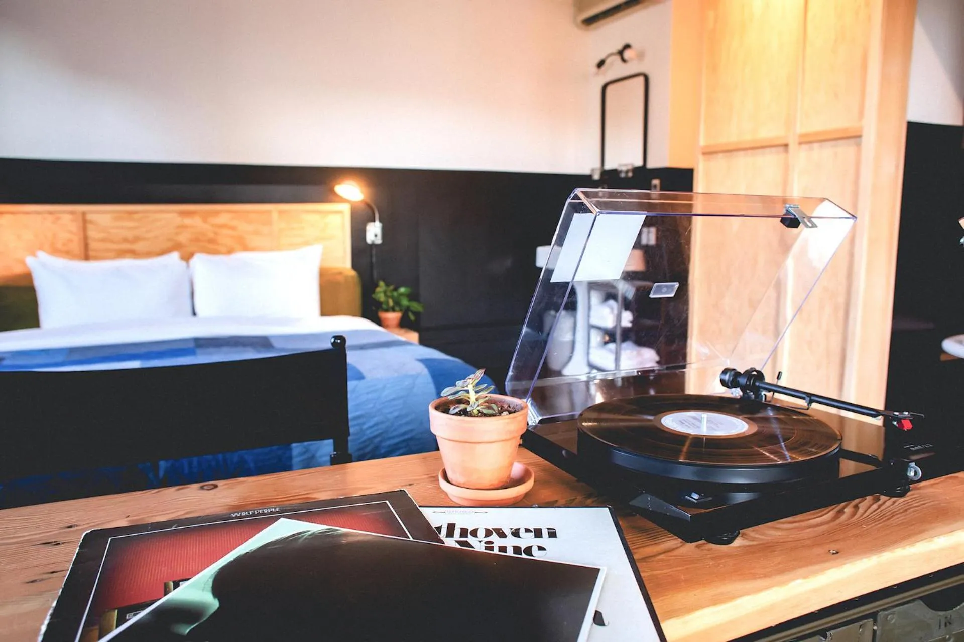 Bed in Ace Hotel Portland