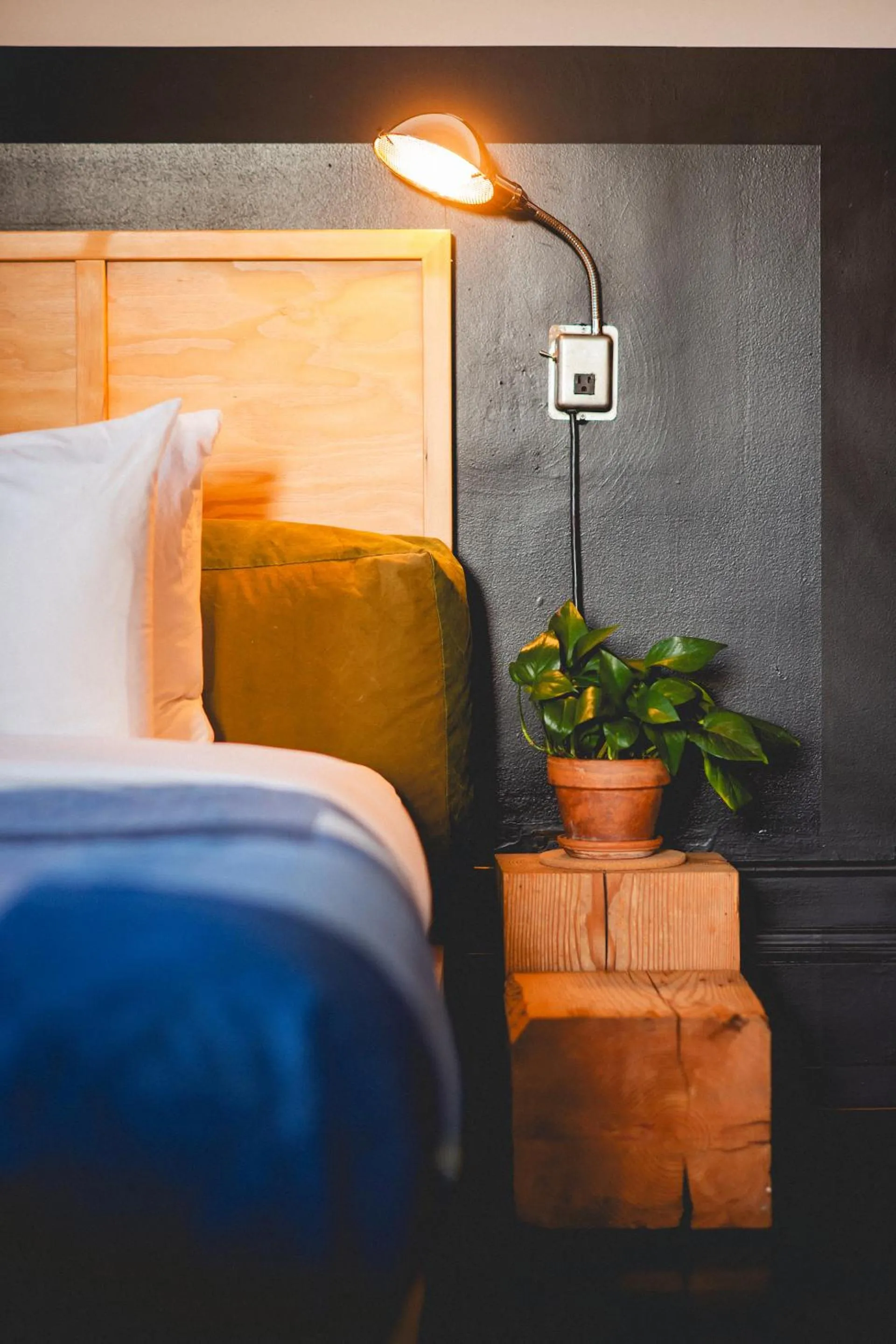 Bed in Ace Hotel Portland