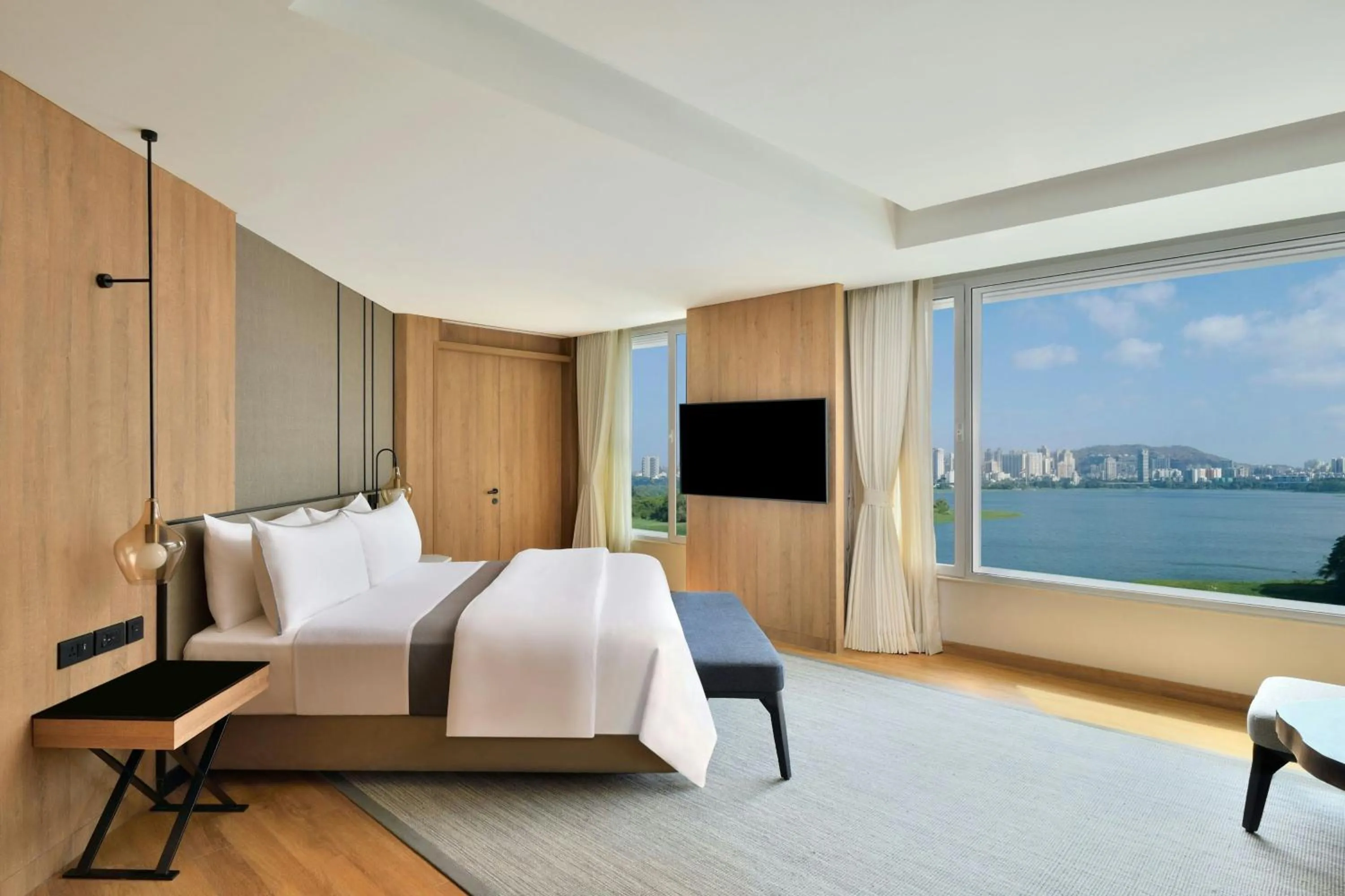 Bedroom, Bed in The Westin Mumbai Powai Lake